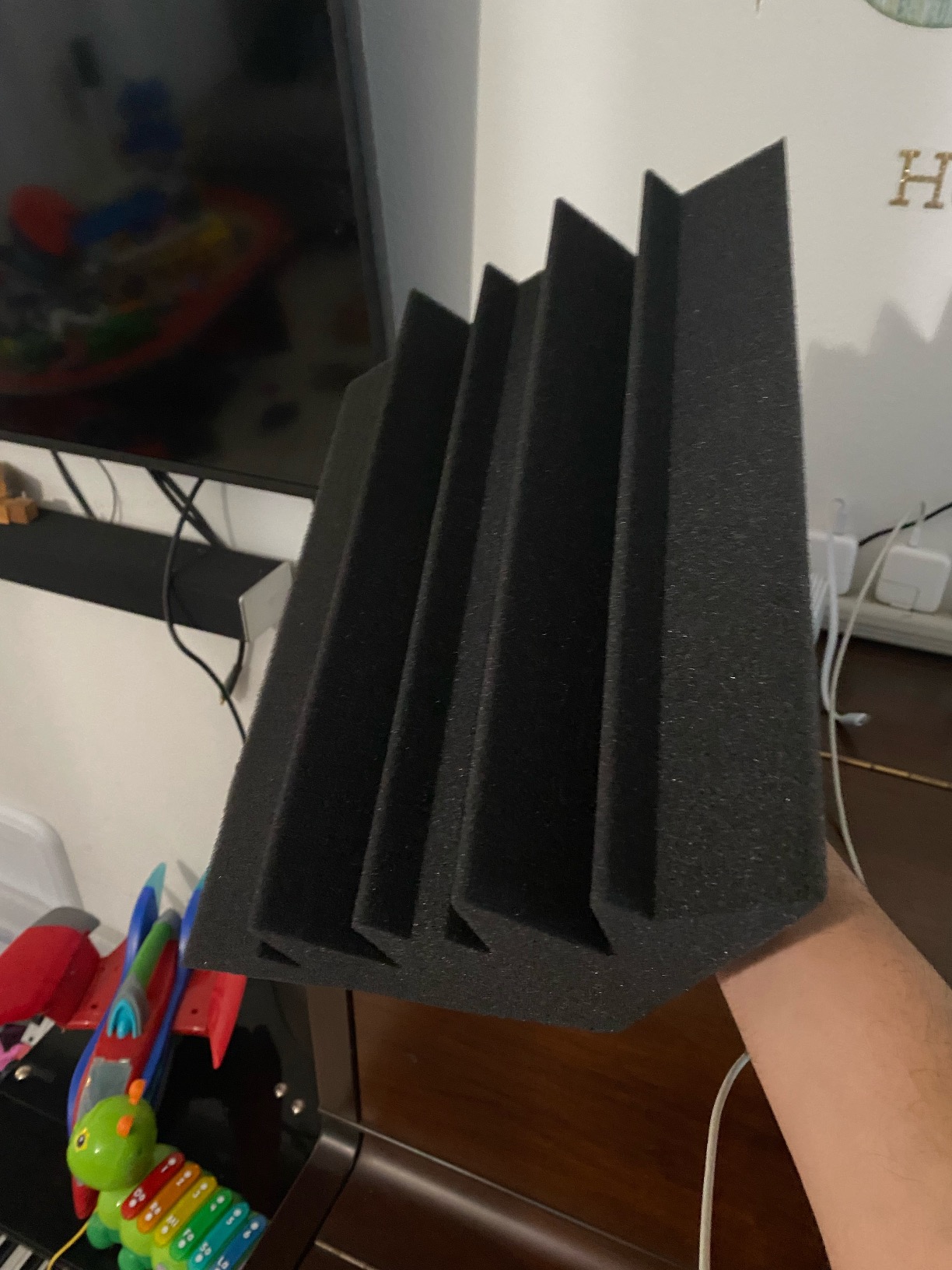 JBER 8 Pack Acoustic Foam Bass Trap Studio Foam 12