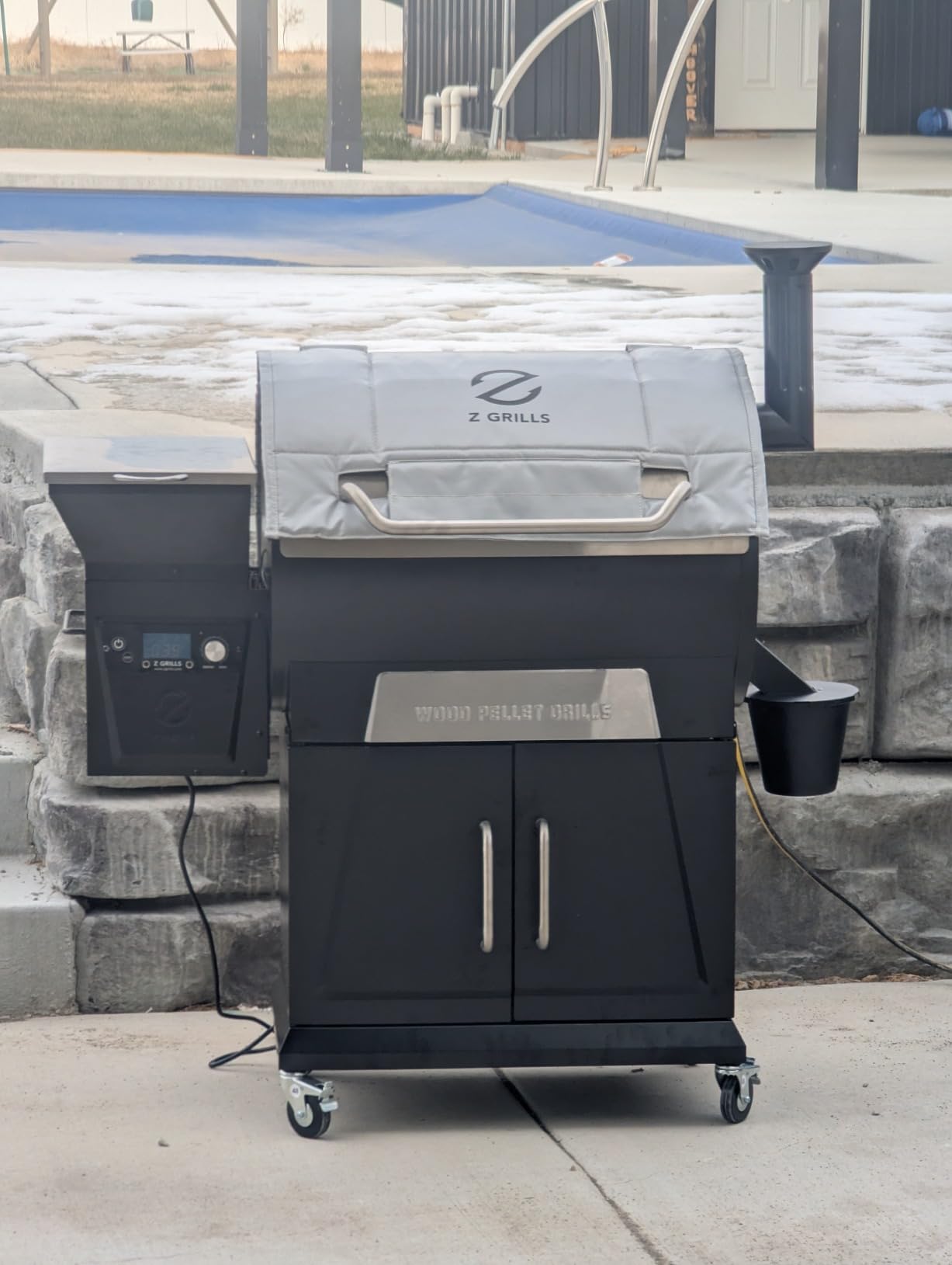 Z GRILLS Thermal Insulation Blanket Fire-Resistant 3-Layer Construction for Enhanced Temperature Preservation, Pellet Savings, Snow Resistance and Waterproof customer photo 2