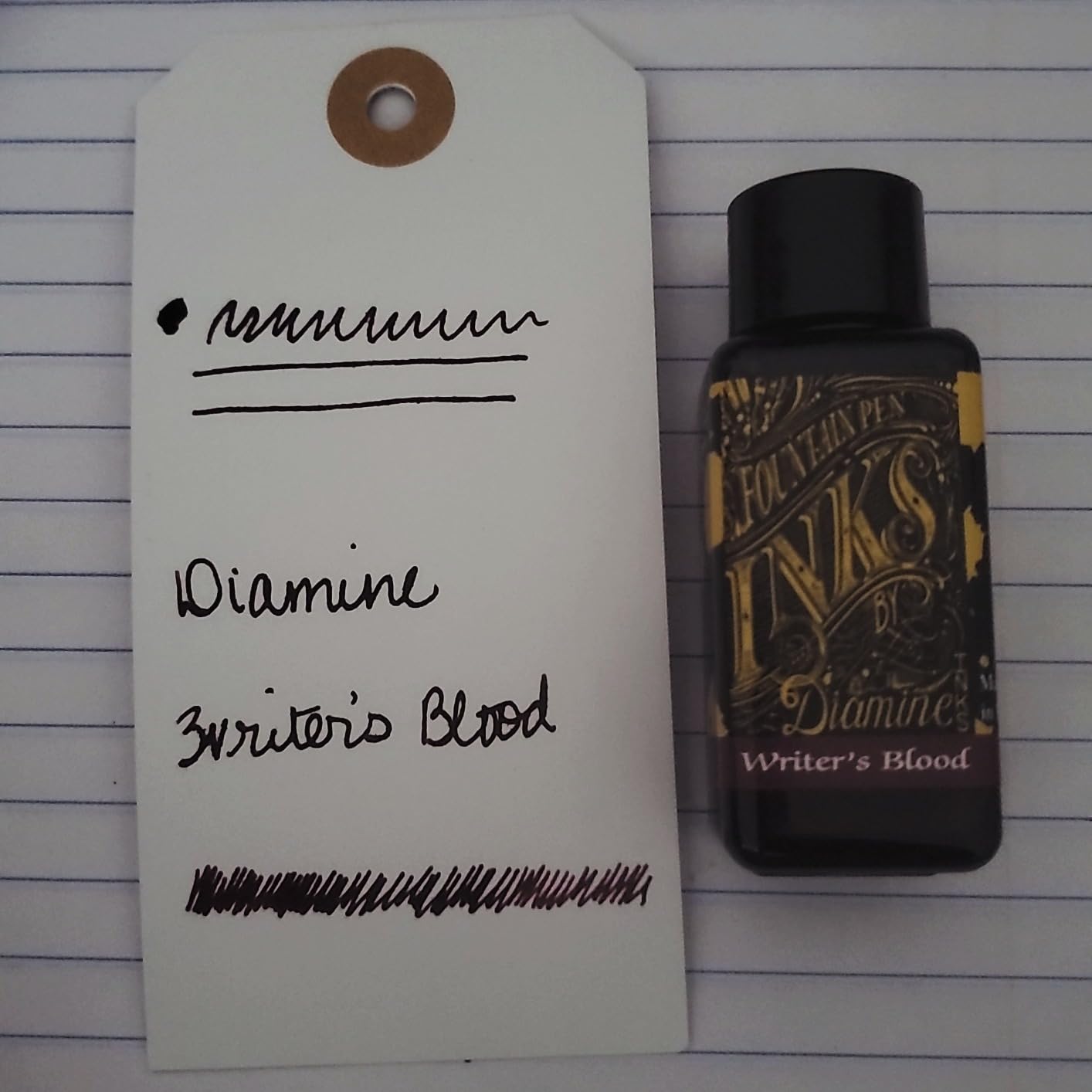 Diamine Fountain Pen Ink 30ml - Writer's Blood customer photo 2