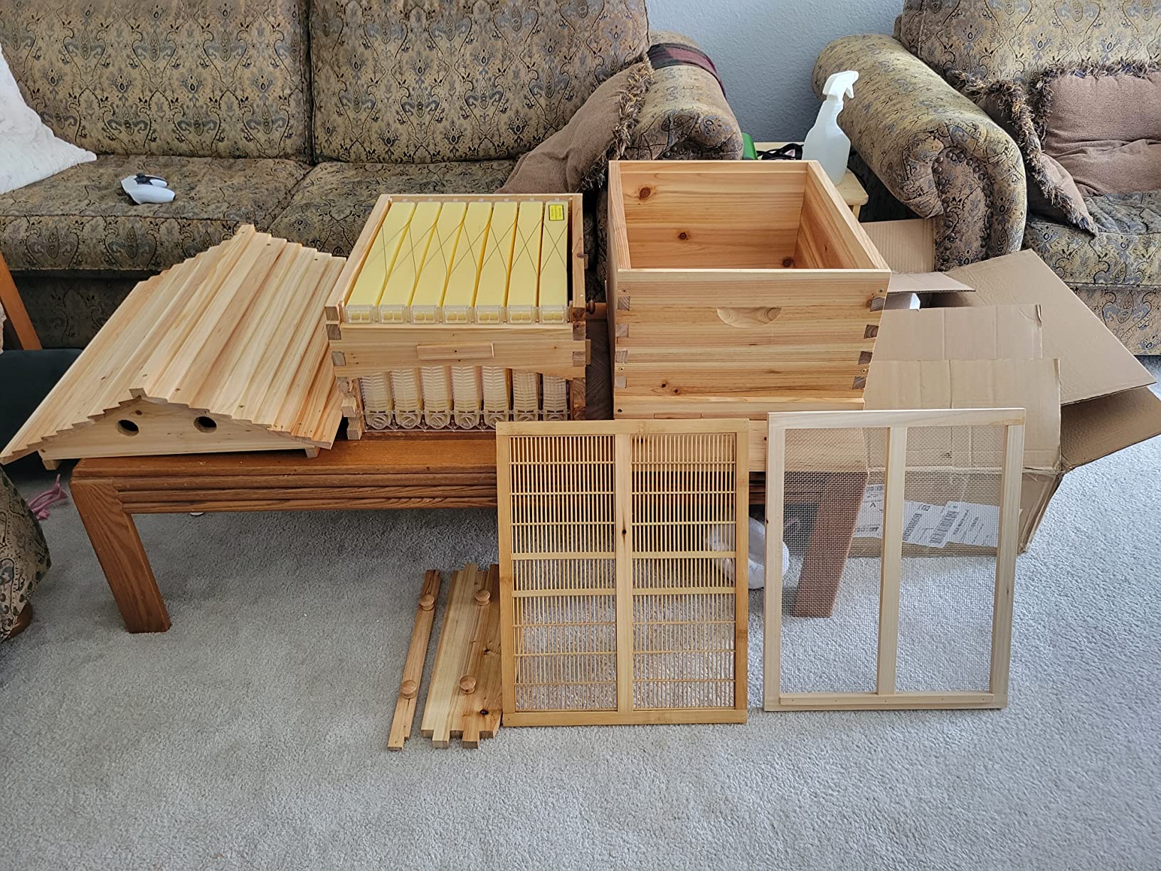 Auto Beehive Frame Comb - 7Pcs Automatic Wooden Beehive House, Auto Honey Hive Beehive Frames, Beekeeping Wooden House Beehive Boxes customer photo 2