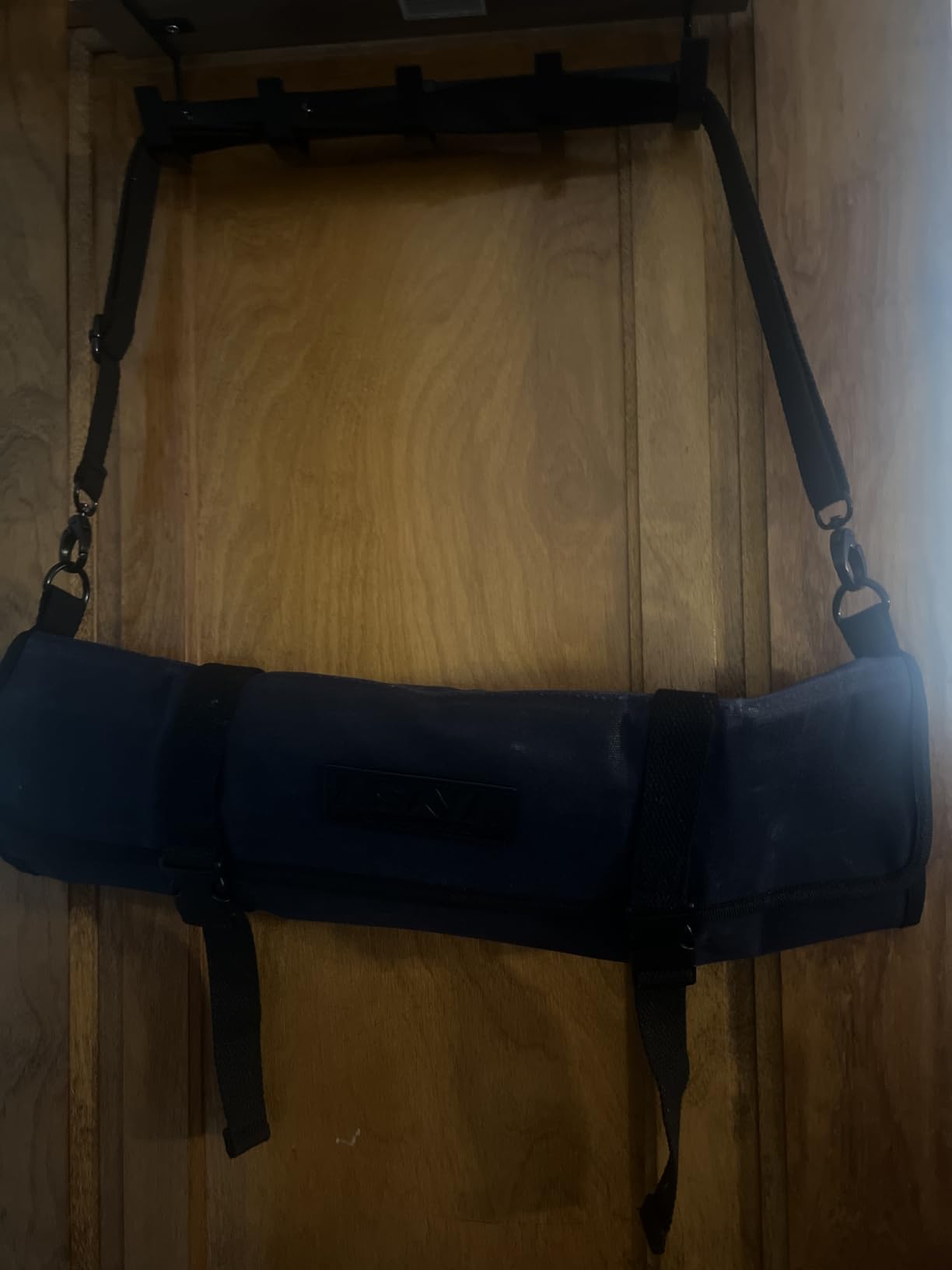 Asaya Waxed Canvas Chef Knife Roll Bag with 10 Slots and a Zipper Pocket - Professional Chef Knife Bag & Storage Case, with Shoulder Strap - Knives Not Included (Forest Green) customer photo 2