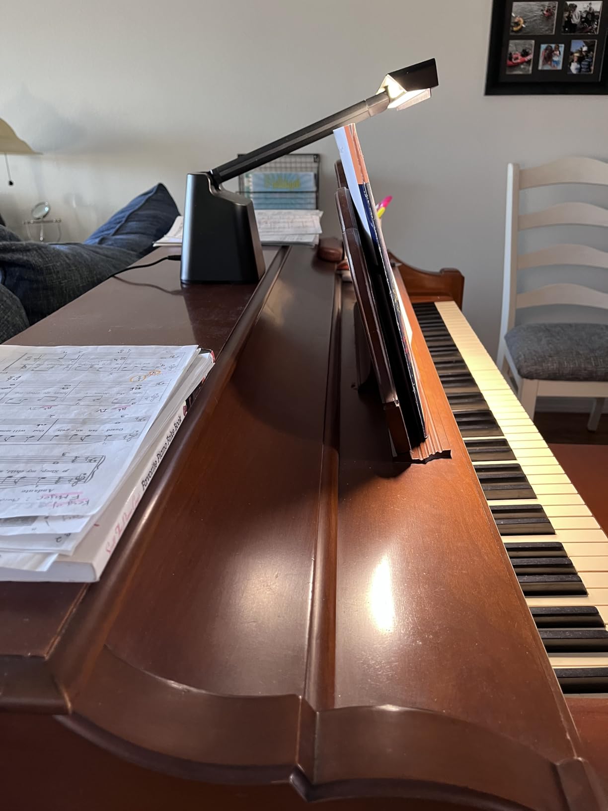 Professional LED Piano Lights for Upright Piano - Piano Lamps with Ambient Light, Favorite Mode, Eye-Care customer photo 1