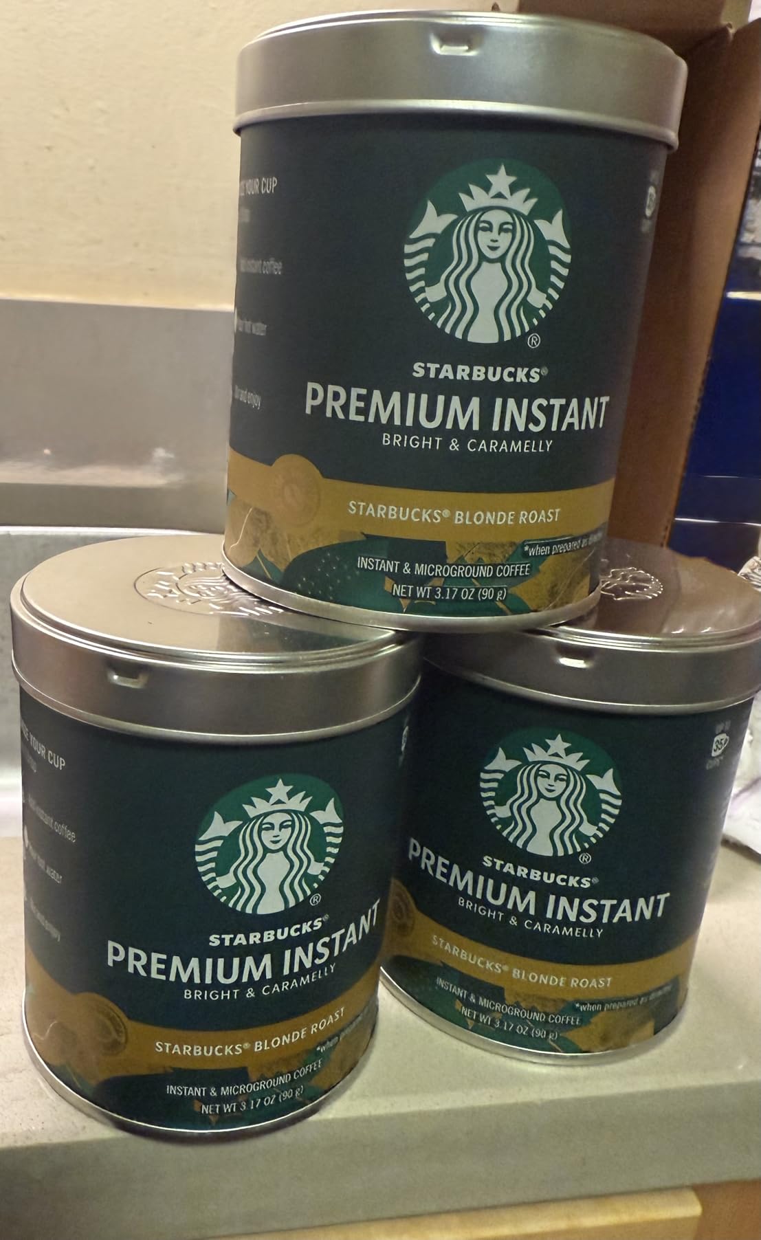 Starbucks Premium Instant Coffee - Dark Roast - 100% Arabica - 1 Tin (up to 40 cups) customer photo 2