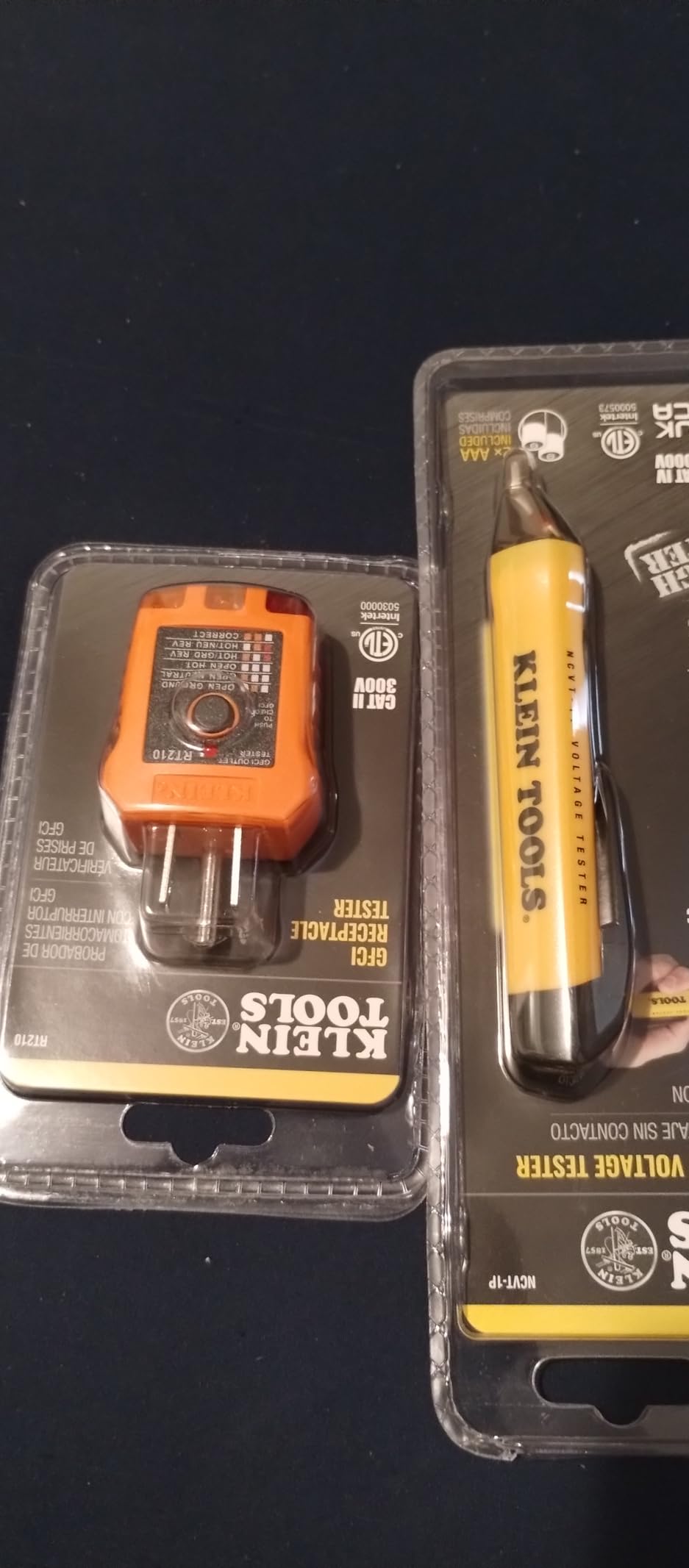 Klein Tools 80025 Outlet Tester Kit with GFCI Tester and Non-Contact Voltage Test Pen, 2-Piece customer photo 1