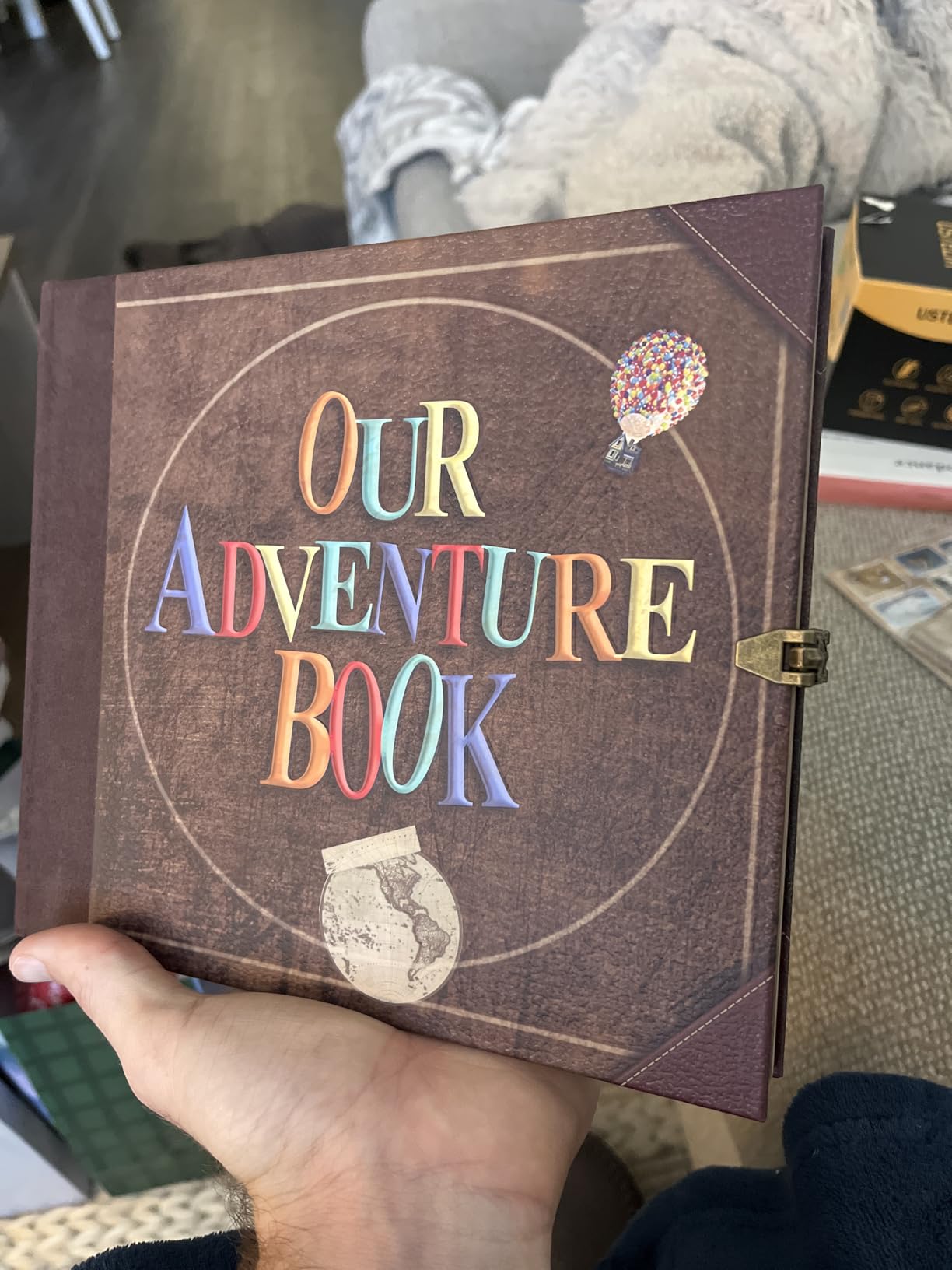 JIMBON Our Adventure Book Scrapbook Photo Album Retro Style Embossed Letter Cover Travel Diary Journal customer photo 2