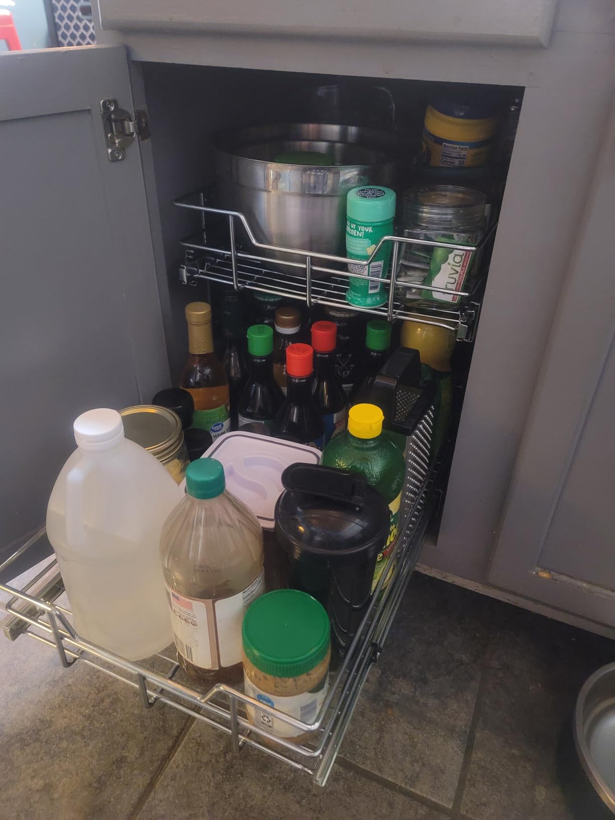 2 Tier Pull Out Cabinet Organizer 20