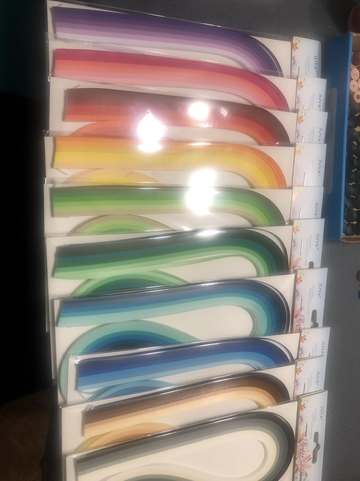 JUYA Multi-Color Paper Quilling Strips Set 60 Colors 10 Packs 54cm Length Paper Width 3mm customer photo 2