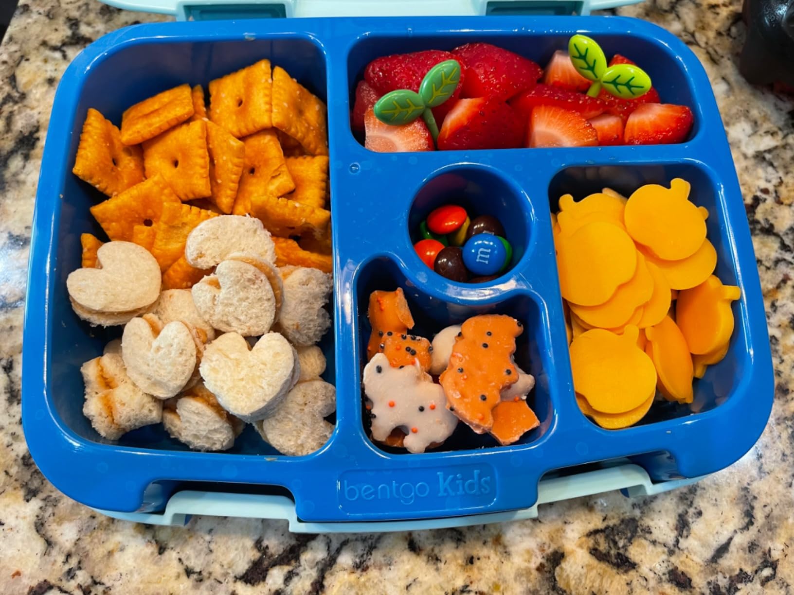 Vegetable Cutter Shape Set, Mini Cookie Cutters, Biscuit Cutter to Decorate Food, Baking and Food Supplement tool Accessories Kitchen Crafts, (20PCS+20Fork) customer photo 1