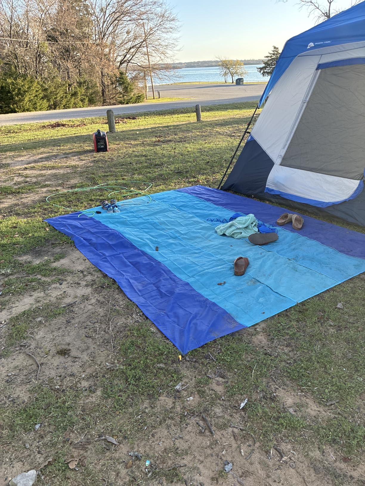 BYDOLL Beach Blanket 78''x81'' 4-7 Adults Oversized Lightweight Waterproof Sandproof Beach Blanket Large Picnic Mat for Travel Camping Hiking Picnic customer photo 2