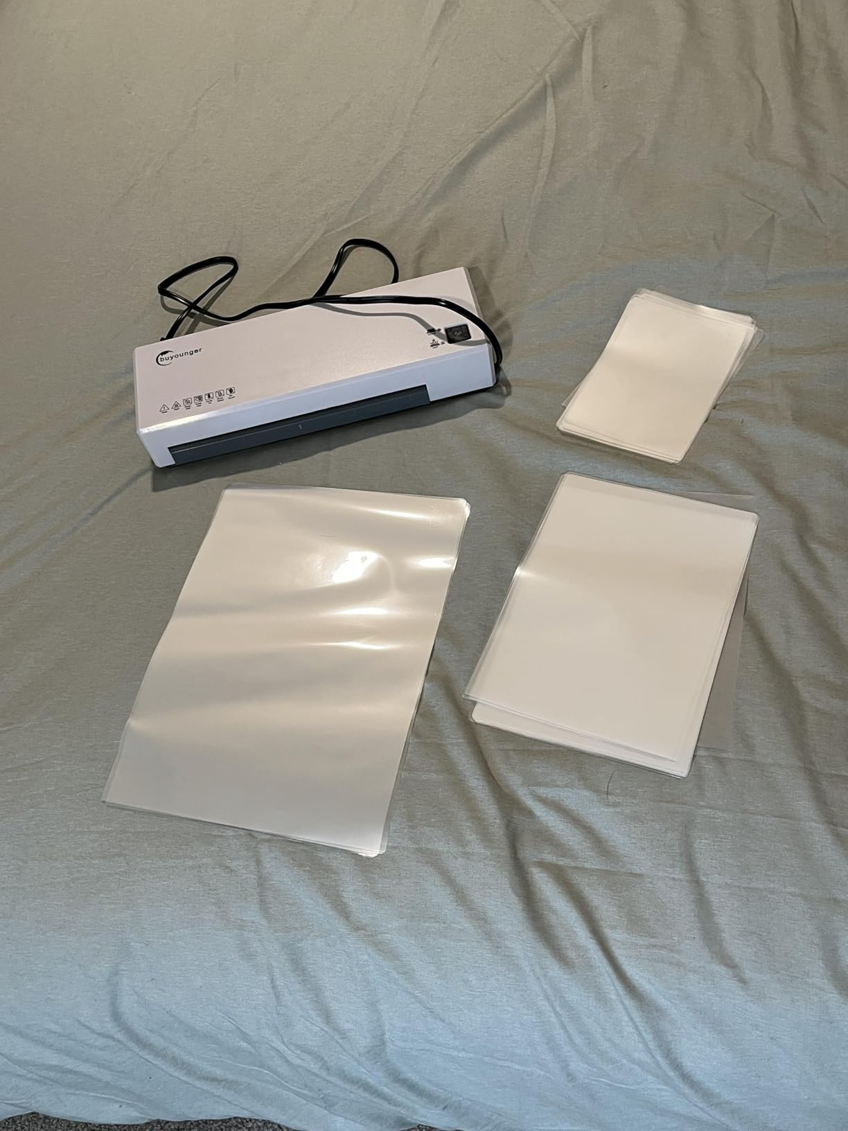 Laminator Machine with 40 Laminating Sheets, A4 Laminator Thermal and Cold with Paper Trimmer & Corner Rounder, 9 Inch Laminating Machine for Home School Office customer photo 1