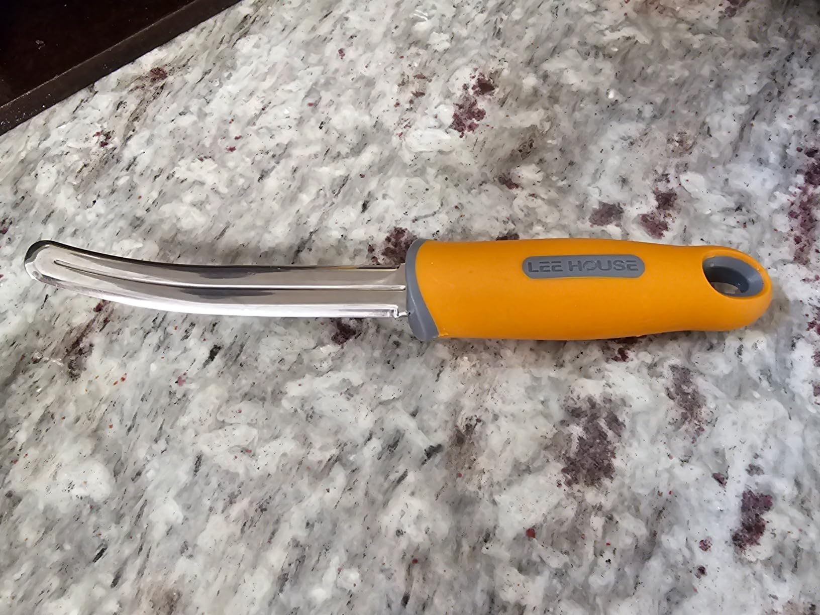 Coconut Meat Remover Knife, Coconut Tool, Coconut Meat Removal Tool Durable Silicone Handle Stainless Steel Coconut Opener Scraper customer photo 2