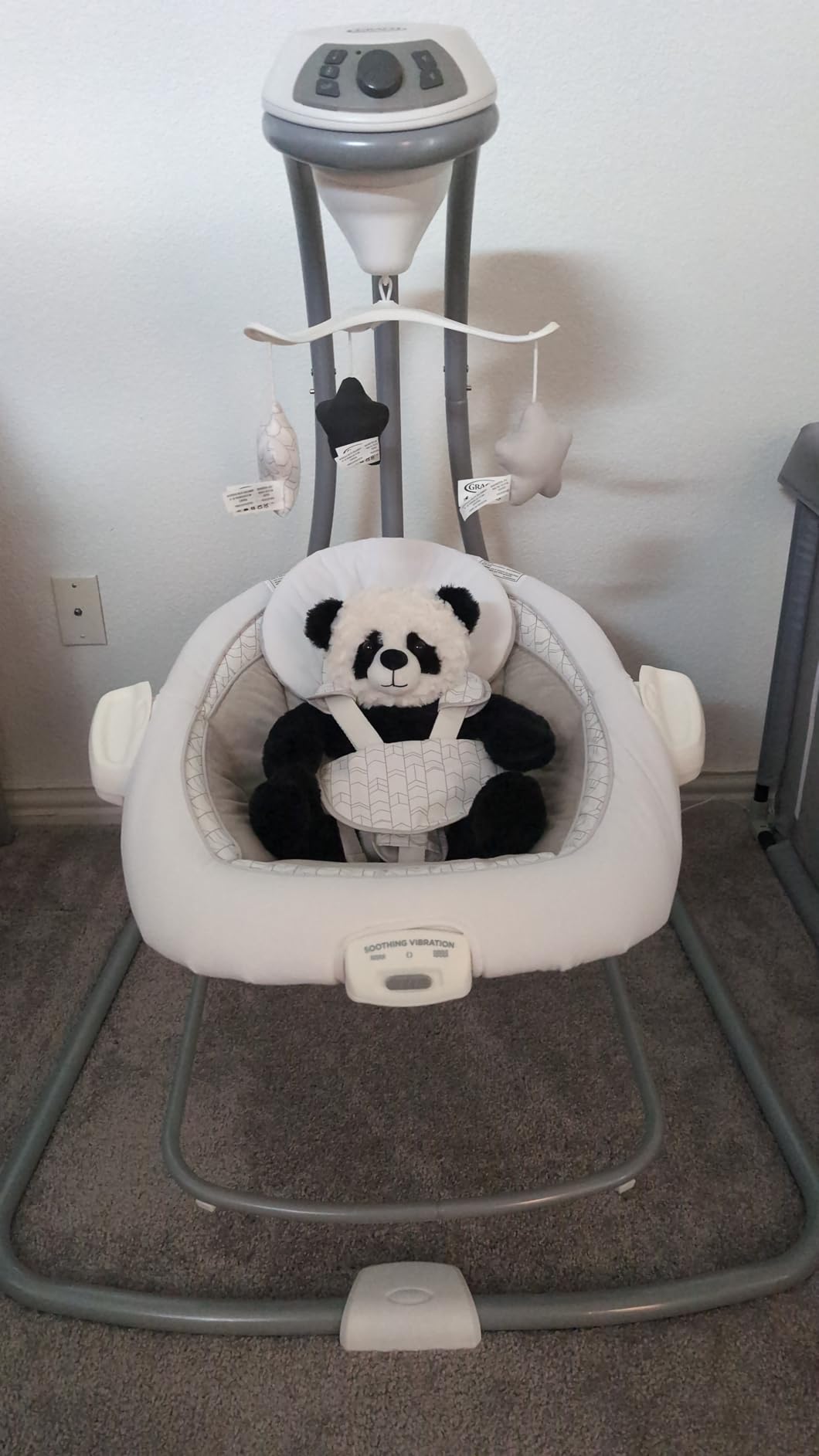 Graco DuetConnect LX Portable Baby Swing and Bouncer, Multi-Direction Baby Bouncer Seat, Multiple Swing Speeds, Redmond customer photo 2