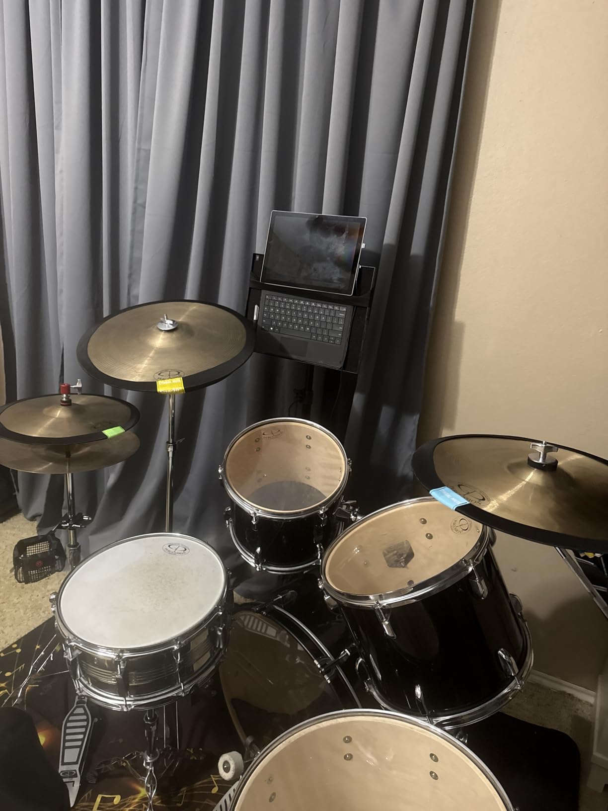 OriGlam 4pcs Drum Cymbal Mute, Practice Silencer Dampener, Cymbal Mute Circle Ring Drum Set customer photo 1