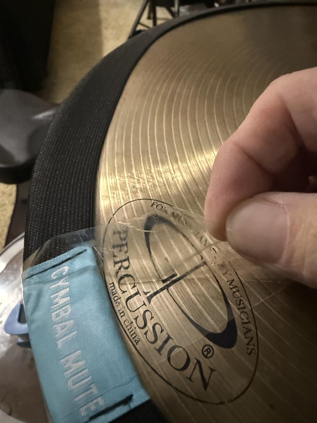 OriGlam 4pcs Drum Cymbal Mute, Practice Silencer Dampener, Cymbal Mute Circle Ring Drum Set customer photo 2