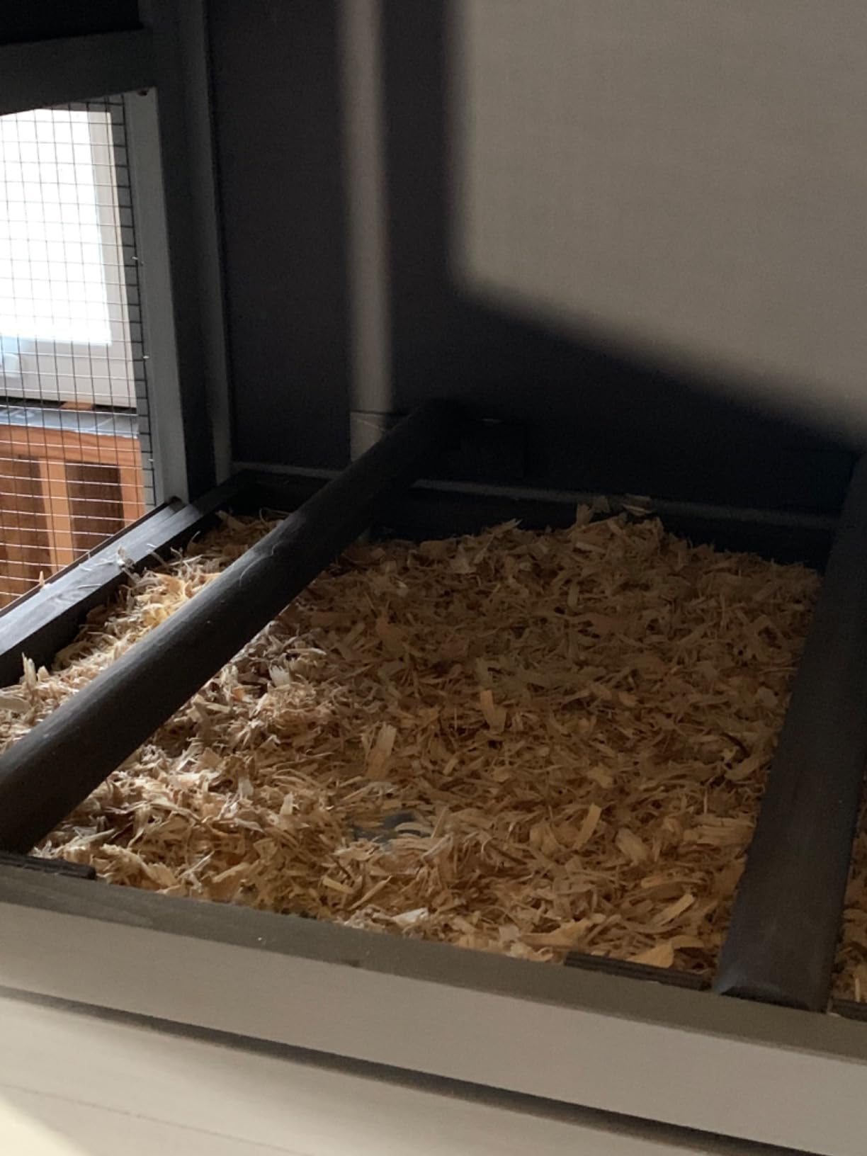 Aivituvin 83in Chicken Coop Mobile Hen House Outdoor Wooden Poultry Cage with Wheels Nesting Box Run for 4-6 Chickens customer photo 1