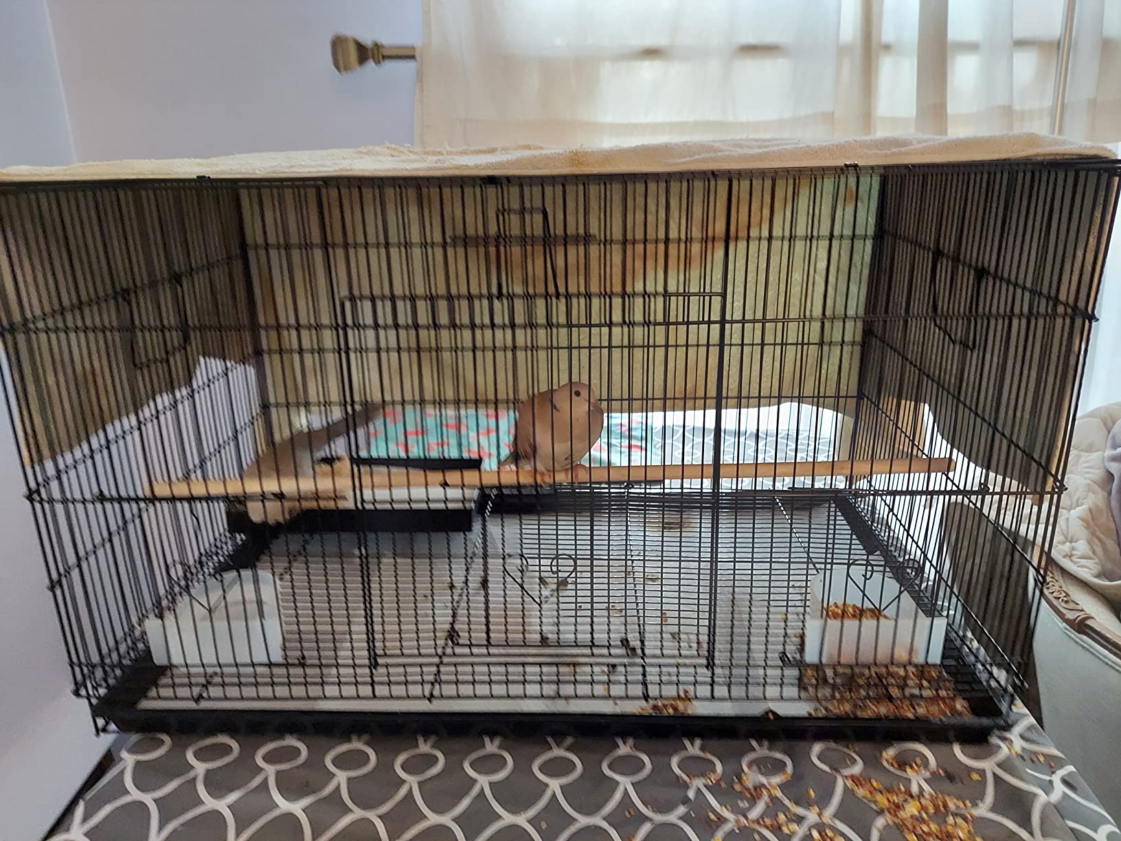 Yaheetech 30'' Flight Bird Cage Stackable Design for Small and Medium Birds with Slide Out Tray customer photo 2