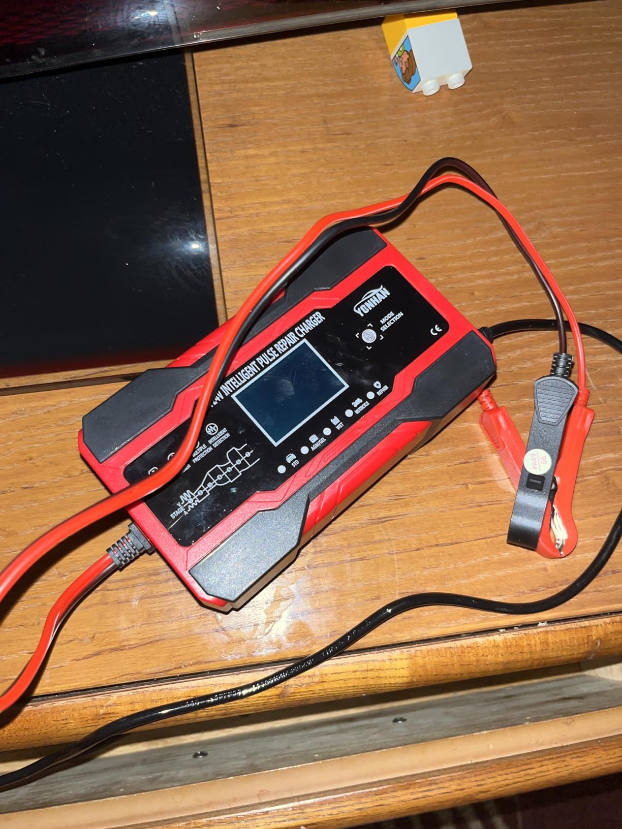 YONHAN Battery Charger 10-Amp 12V and 24V Fully-Automatic Smart Car Battery Charger, Battery Maintainer Trickle Charger, and Battery Desulfator with Temperature Compensation customer photo 1