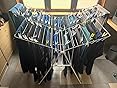 Brabantia HangOn Clothes Drying Rack | 82ft (25m) | Matt Black | Large Indoor Clothes Airer Laundry Stand with 2 Fold-Out Wings & Hanger Hooks, Folds Flat | Fits 2 Full Loads customer photo 1