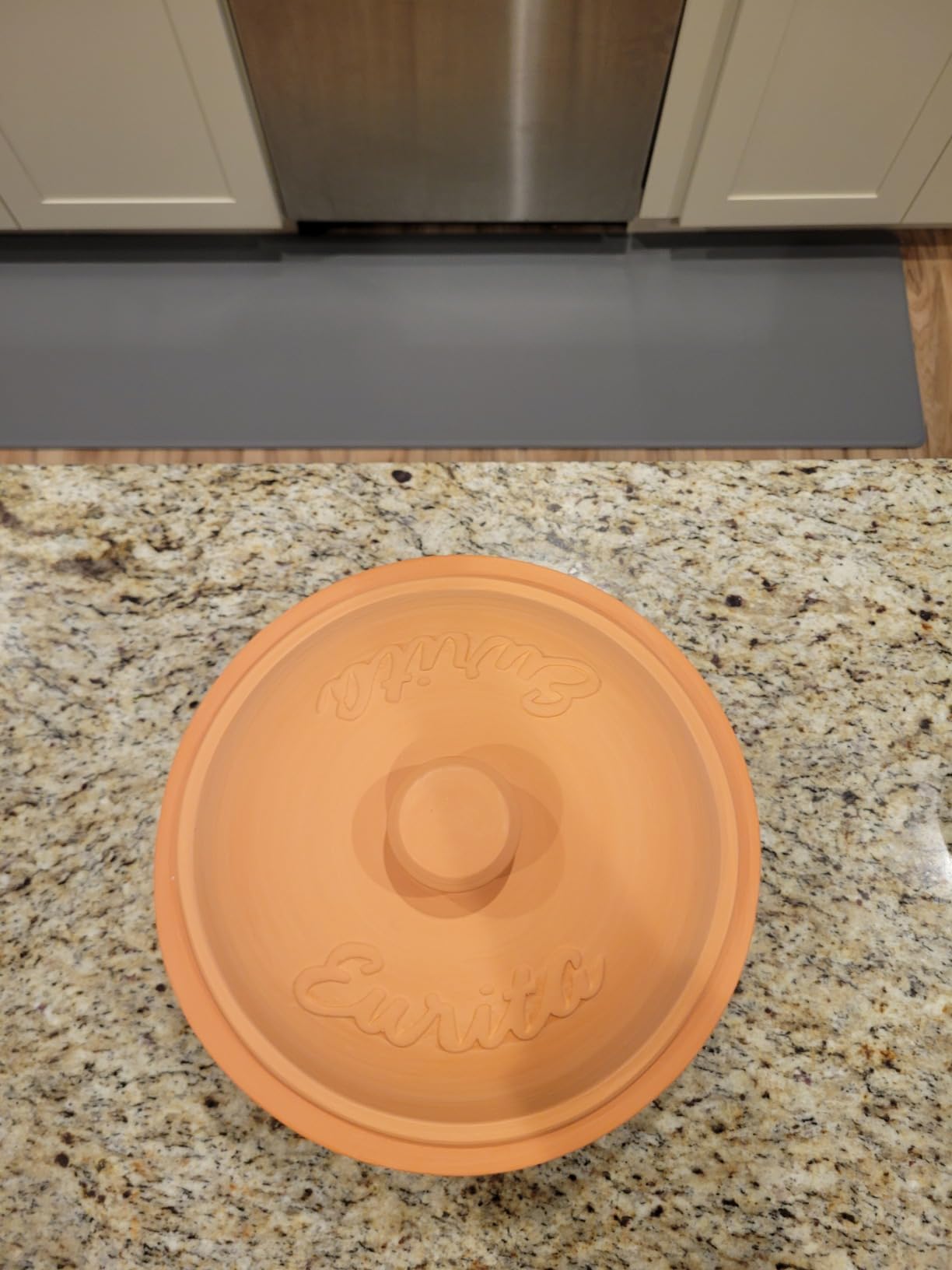 Reston Lloyd Eurita 2 Quart Terracotta Clay Dutch Oven - Natural, Lead & Cadmium Free, Oven & Microwave Safe, Rustic Slow-Cooker Pot for Sourdough Bread, Roasting & Casseroles, Healthy cooking customer photo 1