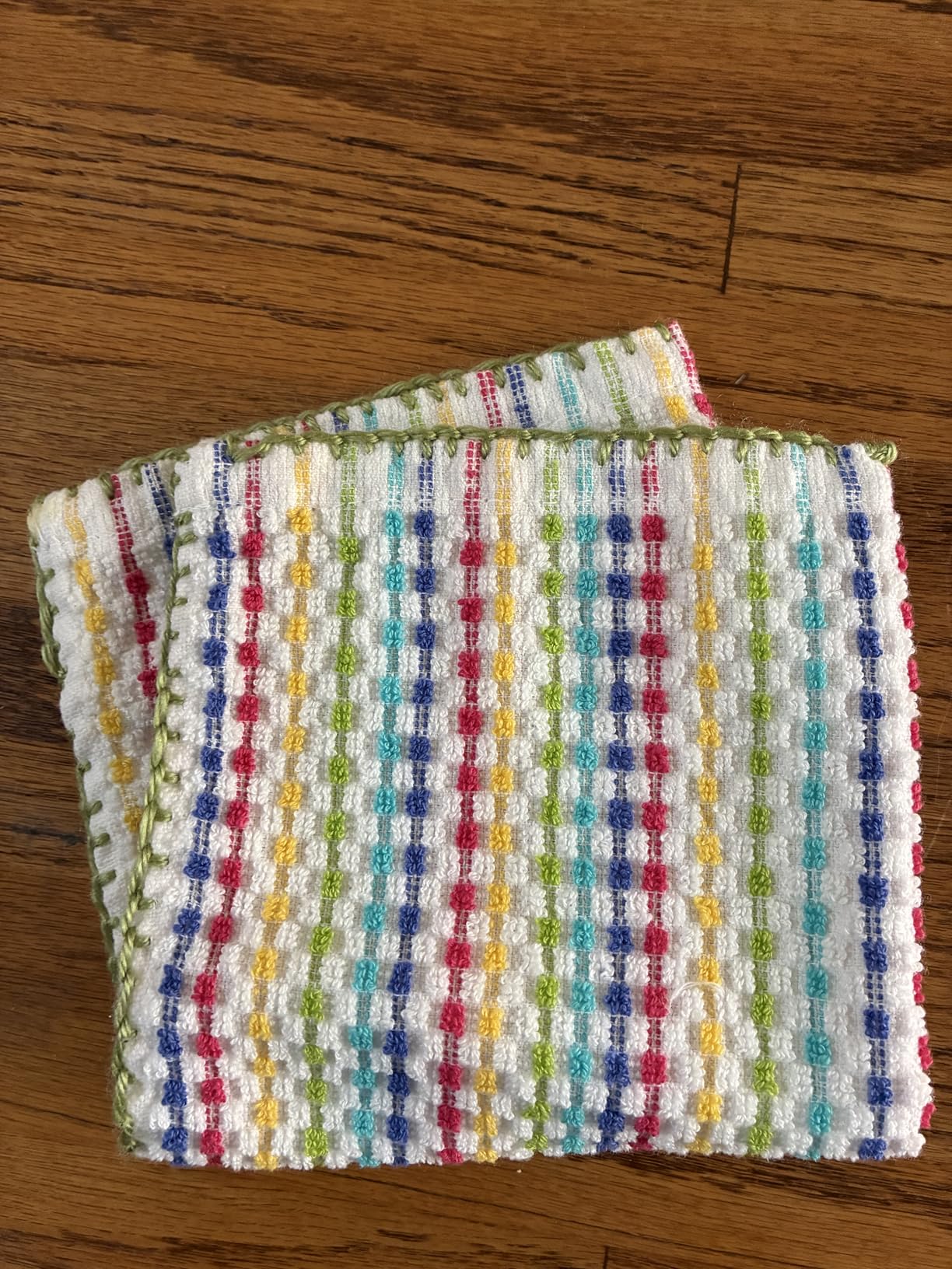 Ritz Pebble Bar Mop Towels: Highly Absorbent and Super Soft, 100% Cotton, Durable Super Absorbent Kitchen Bar Towels for Wiping Tables and Counters, 12x12, 6-Pack, Multi customer photo 1