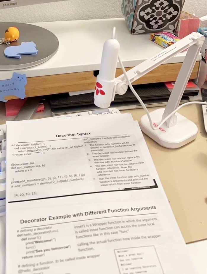 INSWAN INS-3 Detachable Handheld USB Document Camera - Flexible Multi-Angle customer photo 2