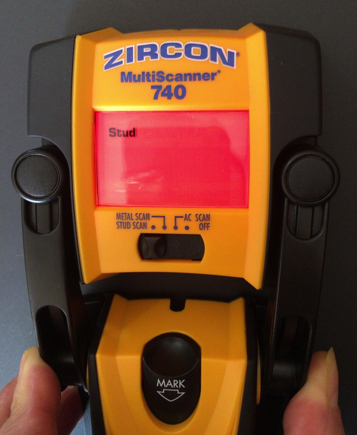 Zircon MultiScanner 740 Electronic Wall Scanner with Built-In Erasable Wall Marker customer photo 1