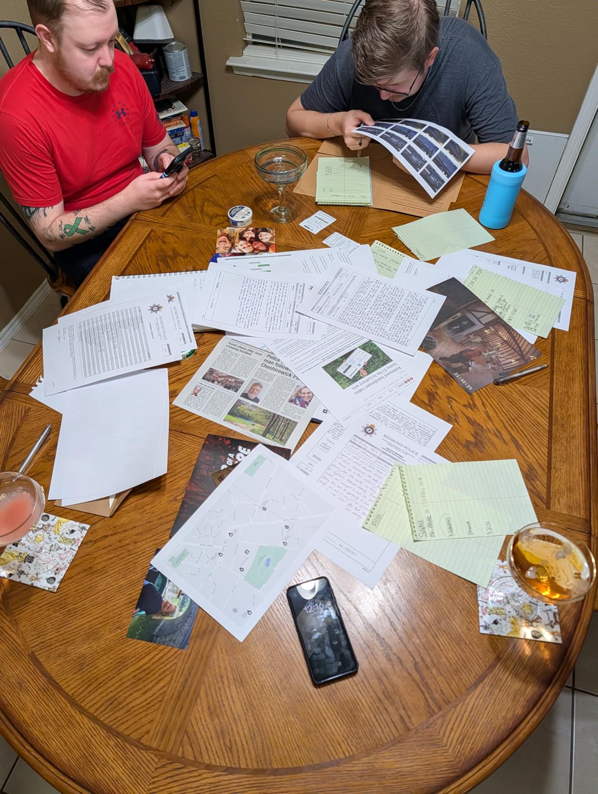 Cryptic Killers Unsolved Murder Mystery Game - Cold Case File Investigation - Murder of a Millionaire customer photo 1