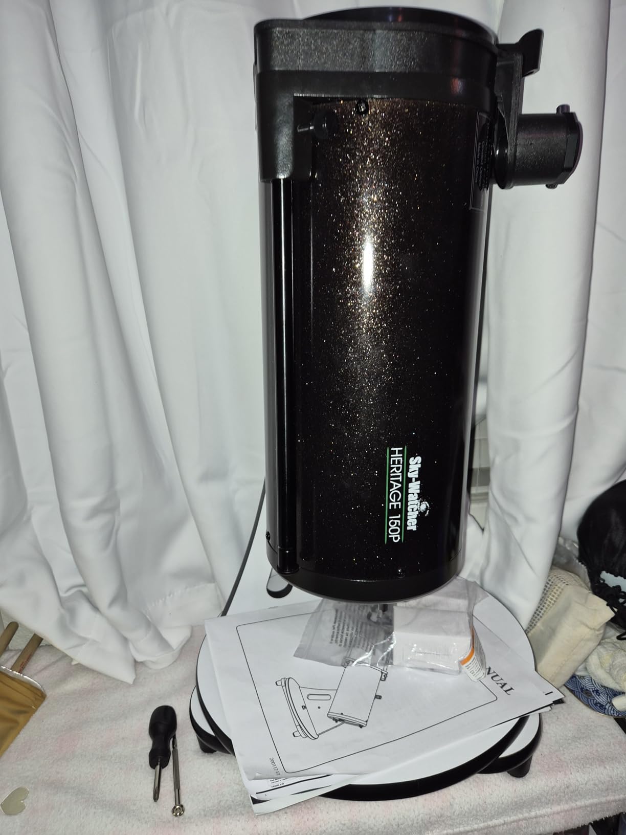 Sky-Watcher Heritage 150 Tabletop Dobsonian Telescope - Perfect for Beginners, Easy Setup, Portable, and Fun customer photo 1
