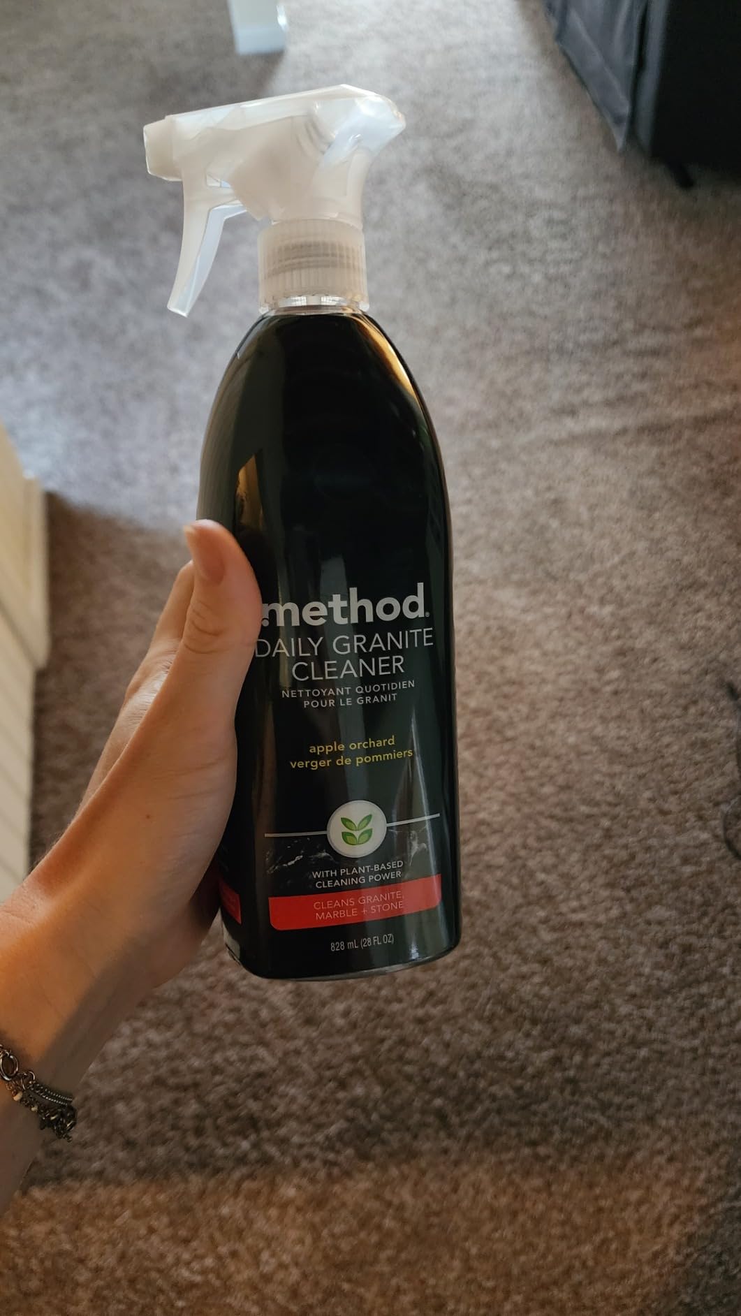 Method Daily Granite Cleaner Spray, Apple Orchard, Cleaning Agent for Granite, Marble, and Other Sealed Stone, 28 oz Spray Bottles (Pack of 4) customer photo 1