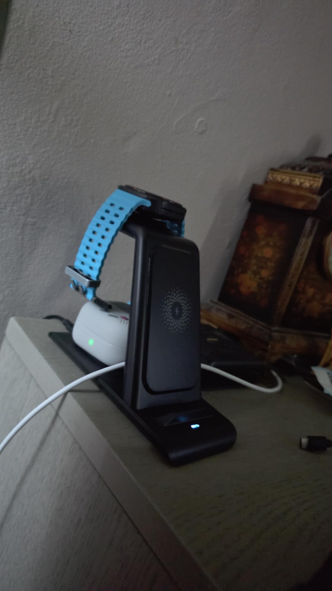 Wireless Charging Station for Samsung Wireless Charger Galaxy S26 Ultra/S25/S24/S23/S22/Note20 Z Fold Flip7 Galaxy Watch 8/7/6/5/4/3 Active 2/1 Stand Galaxy Buds4/4 Pro/3/2 Pro/Live customer photo 1