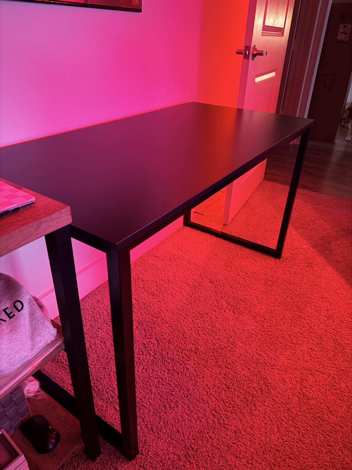SHW Mission 32-Inch Home Office Computer Desk, Oak customer photo 1