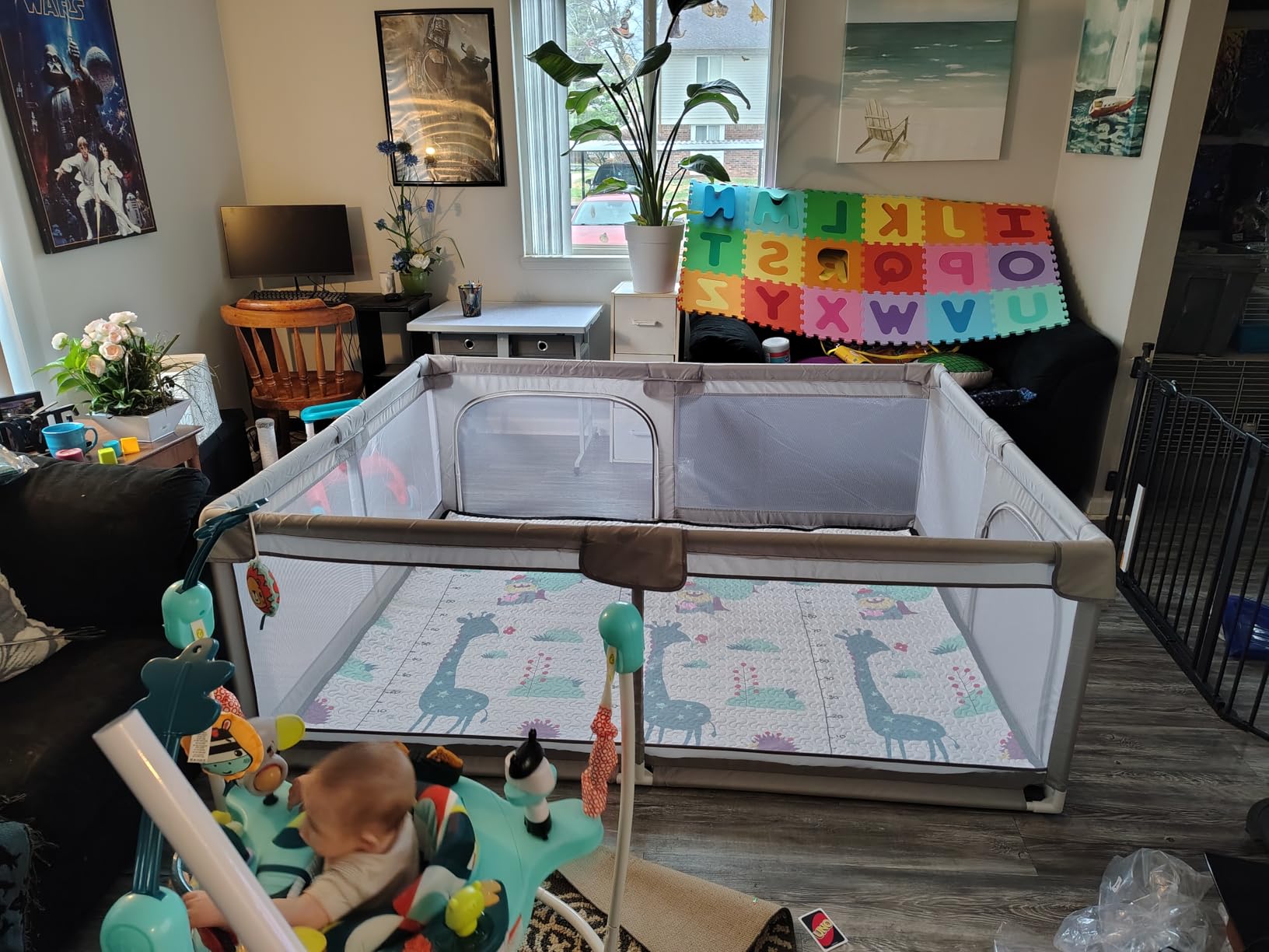 Baby Playpen with Mat 75