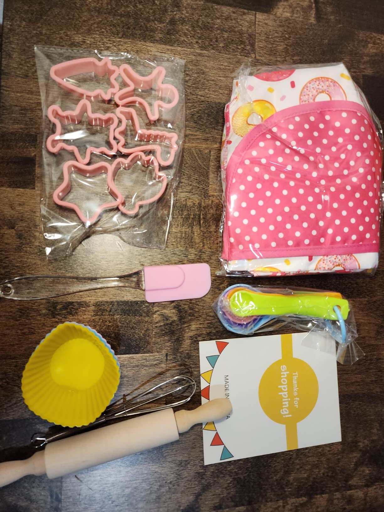 GIFTINBOX Kids Cooking and Baking Set, 54 PCS Complete Kit with Apron and Chef Hat, Real Cooking Utensils and Kitchen Accessories customer photo 2