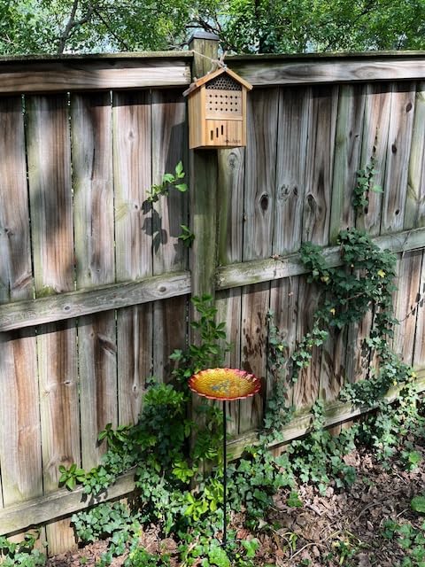 POLLIBEE Mason Bee House -Wax Coated Mason House for The Garden, Natural Handmade Wooden Waterproof Mason Home, Attracts Peaceful Bee Pollinators,Native Mason Bee Habitat customer photo 2