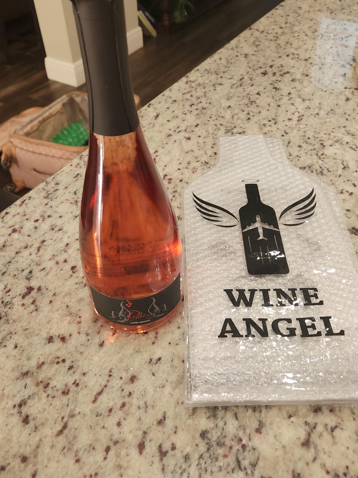 [UPGRADED PROTECTION] 8 Set (16 pcs) Reusable Wine Bags for Travel, Wine Travel Protector, Bottle Travel Sleeve Case For Airplane, Car, Cruise, TRIPLE Protection Luggage Leakproof Safety Impact Resist customer photo 2