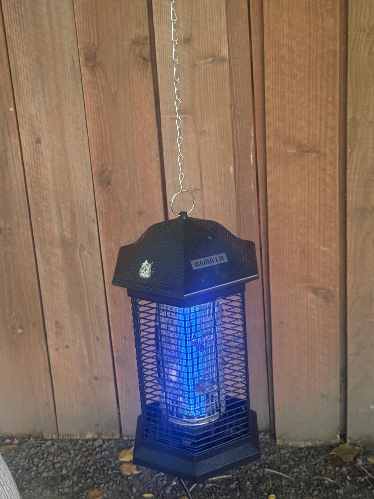 Bug Zapper Outdoor Indoor, 18W Power & 4400V Instant Grid Mosquito Repellent, Insect Control Efficiency Increased 100%, 1/2 Acre Coverage, Fly Trap for Patio, Backyard, Home customer photo 2