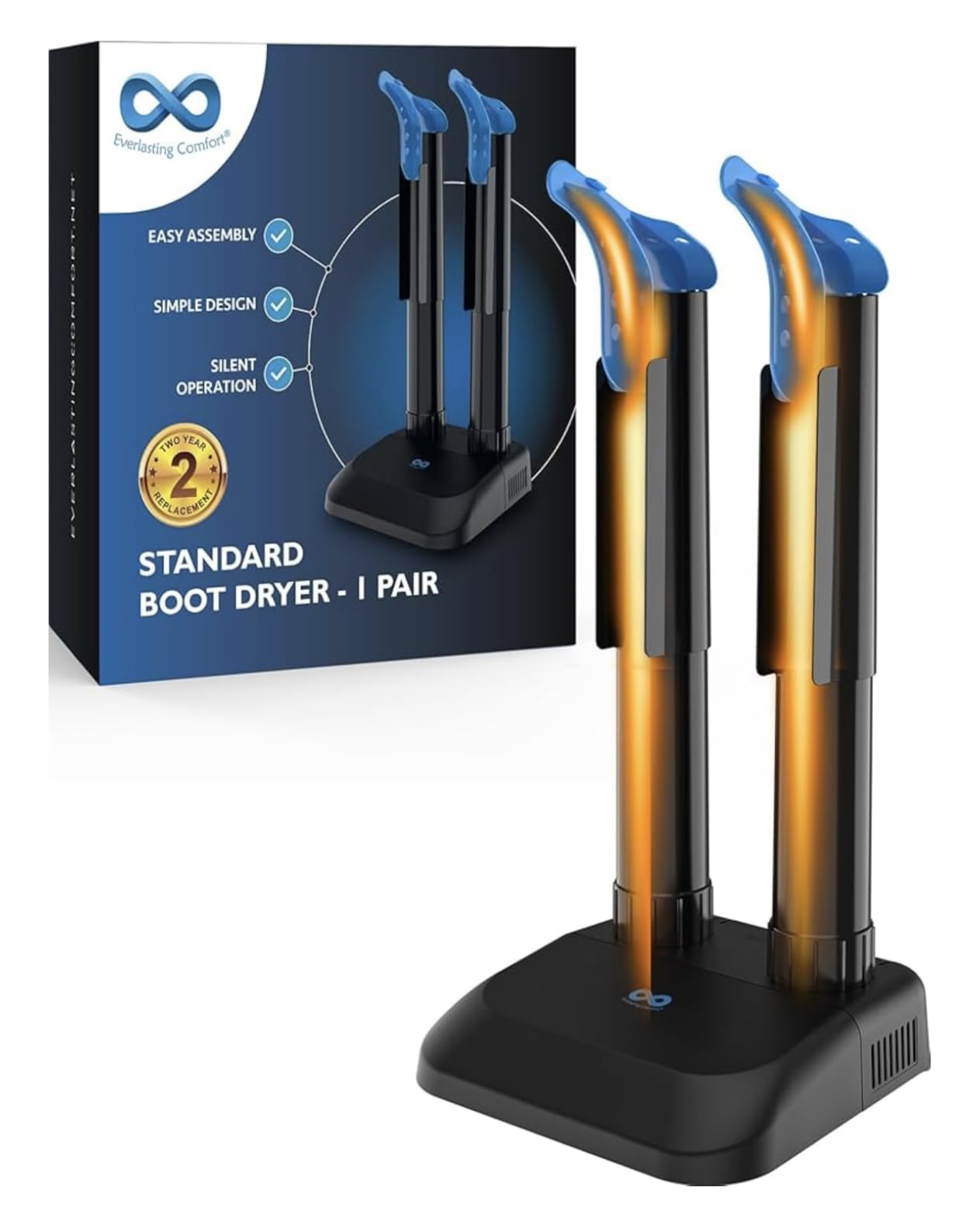 Everlasting Comfort Boot Dryer for Work Boots - Silent & Energy-Efficient Boot Warmer with Fanless Convection Design customer photo 2