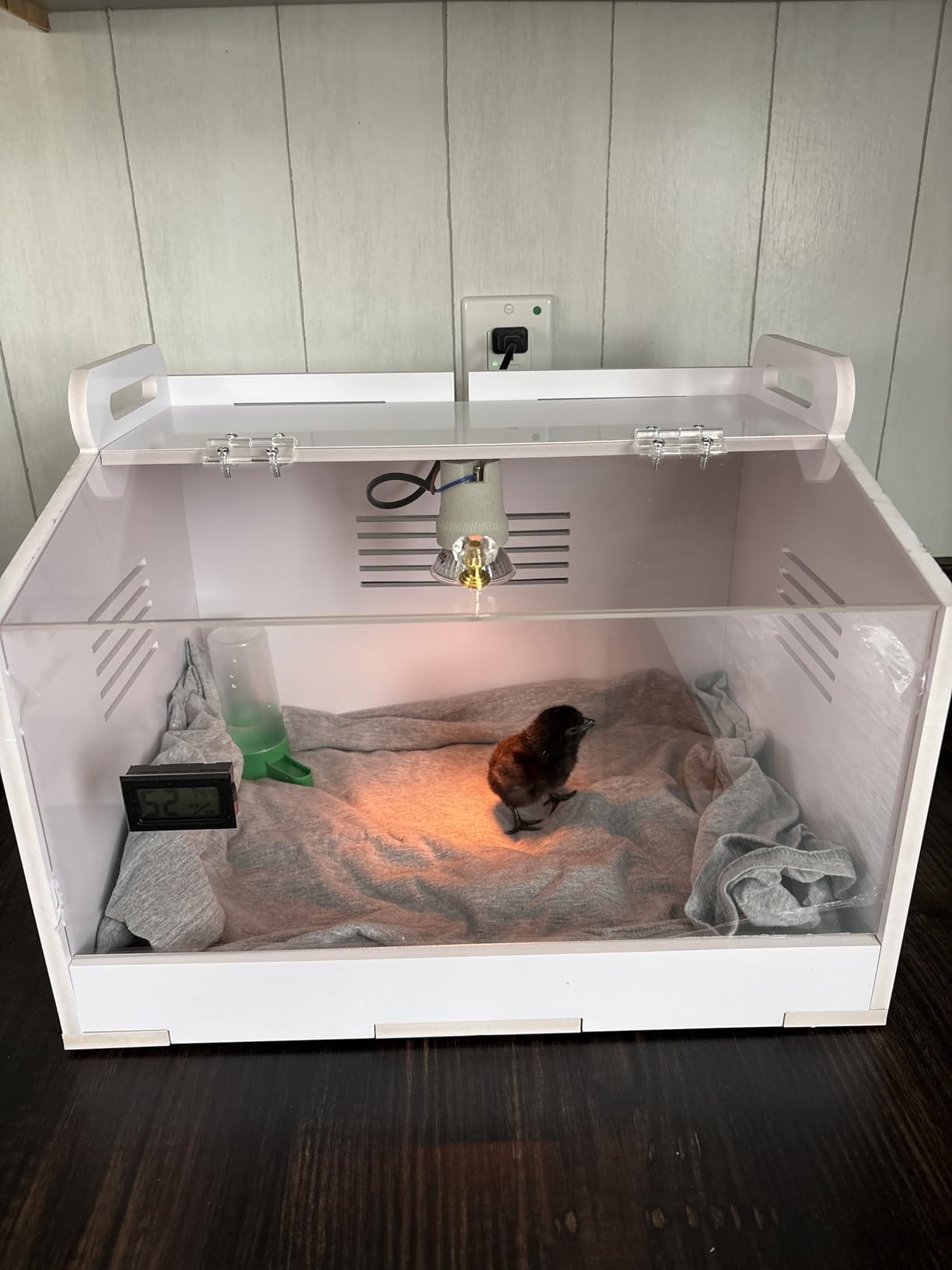 Intelligent Brooder Box 10-15 Newborns Chicks Quail Birds Small Animals Manual Incubators Poultry Heater Breeding Box customer photo 2