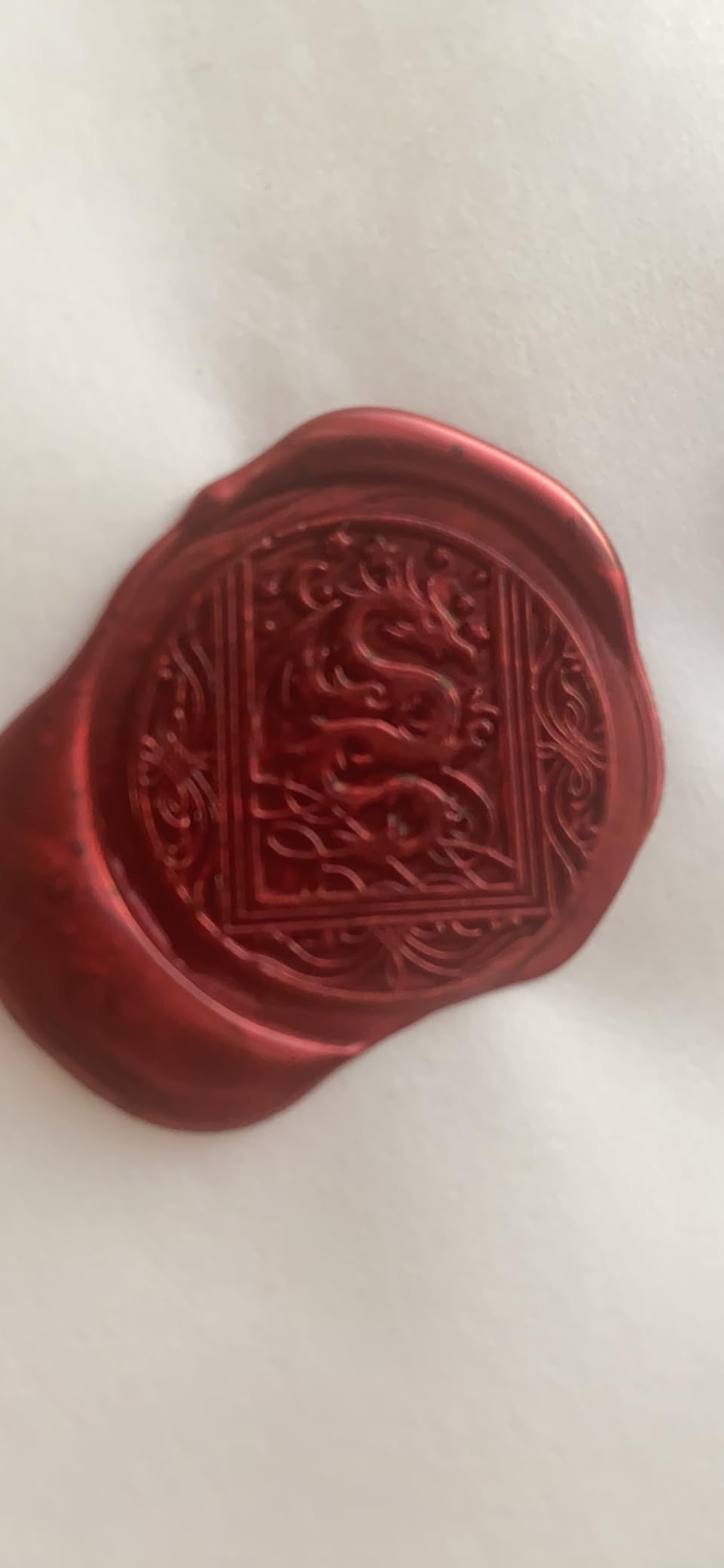 SWANGSA Wax Seal Stamp Set, Vintage 6 Pieces Sealing Wax Stamp Heads and 1 Wooden Handle for Wedding Party Invitations, Letters, Envelopes, Christmas (Starry Animals Set) customer photo 1