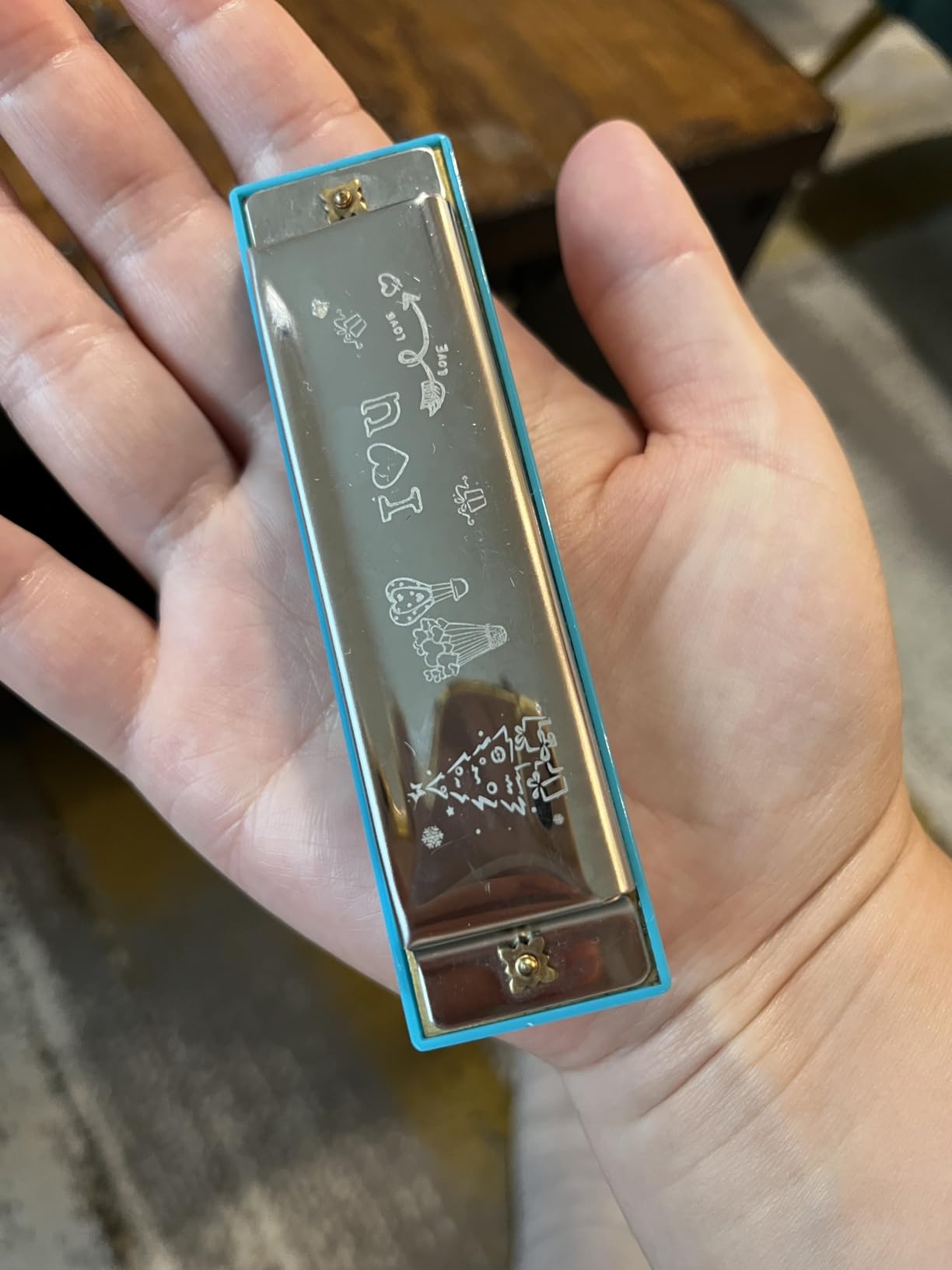 East top Harmonica, Diatonic 10 Holes C Key, Blues, for Beginner, Kids, Children, Students, Gift, with Case, Clean Cloth and Manual customer photo 1