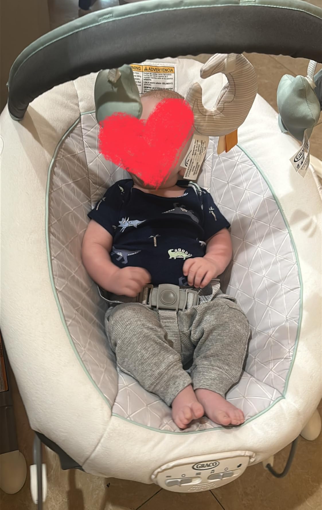 Graco Soothe 'n Sway Bluetooth 3-in-1 Baby Swing - Grows with Your Child - Multiple Soothing Settings and Bluetooth Connectivity customer photo 2