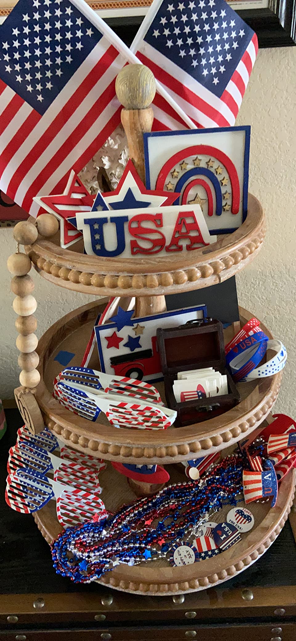 MGparty 4th of July Accessories, 138Pcs Patriotic Party Favors Supplies Set Fourth of July Decorations Independence Day Celebrations Memorial Day Decor Classroom Prizes for kids customer photo 1