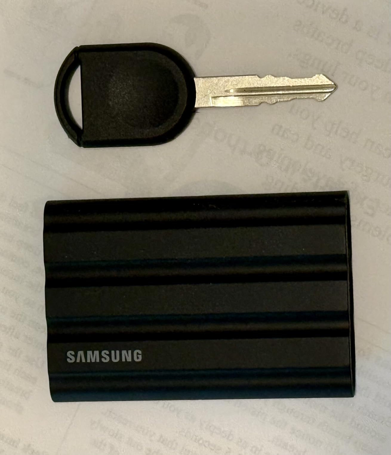 SAMSUNG T7 Shield 2TB Portable SSD, USB 3.2 Gen2, Rugged, IP65 Rated, for Photographers, Content Creaters and Gaming, MU-PE2T0R/AM, Blue customer photo 2