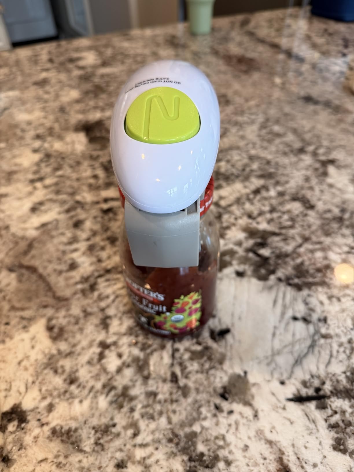 Electric Jar Opener for Arthritis Hands - Automatic Glass Jar Opener for Seniors and Weak Hands (White/Grey) customer photo 1