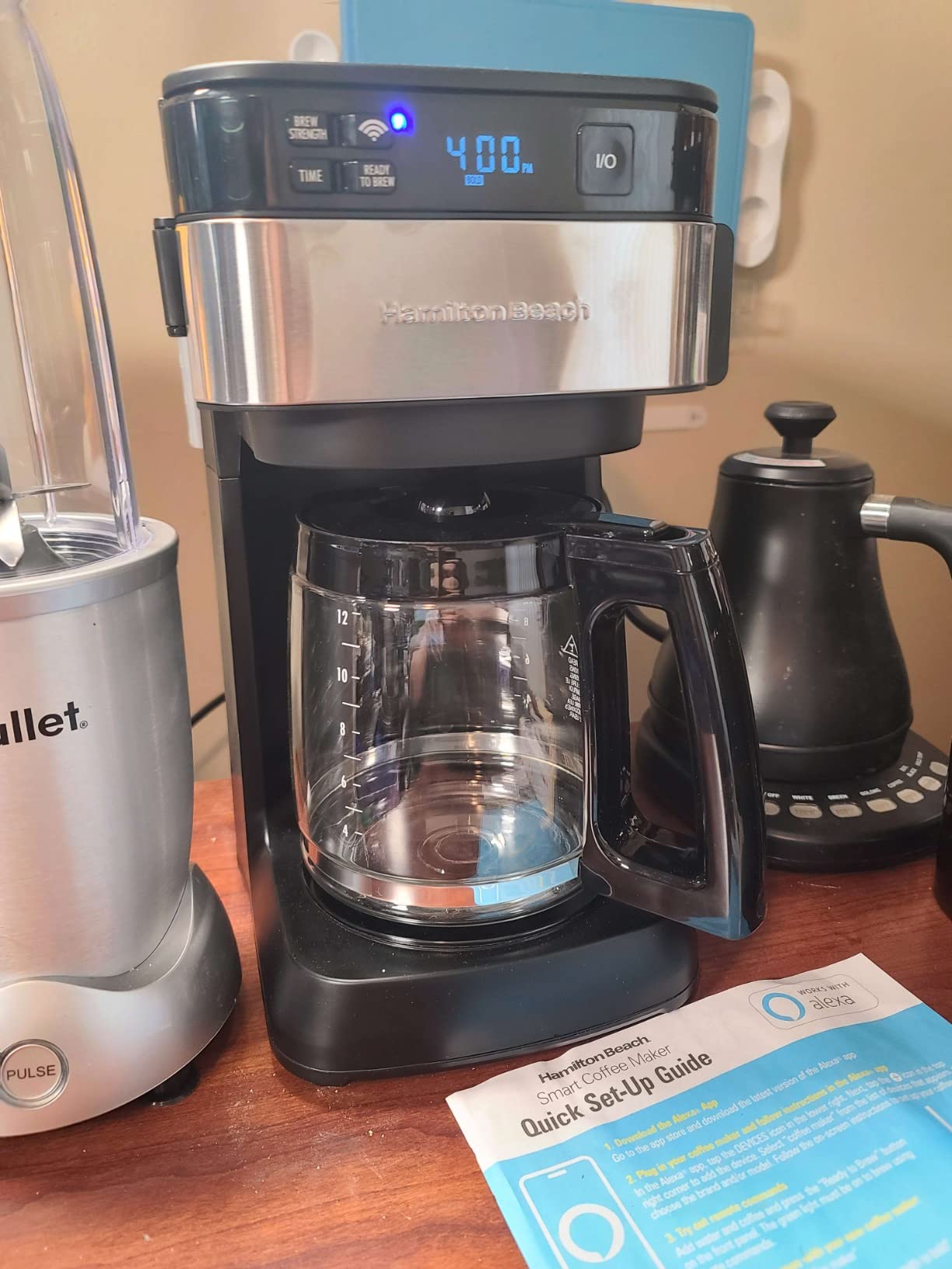 Hamilton Beach Works with Alexa Smart Coffee Maker, 12 Cup Programmable customer photo 1