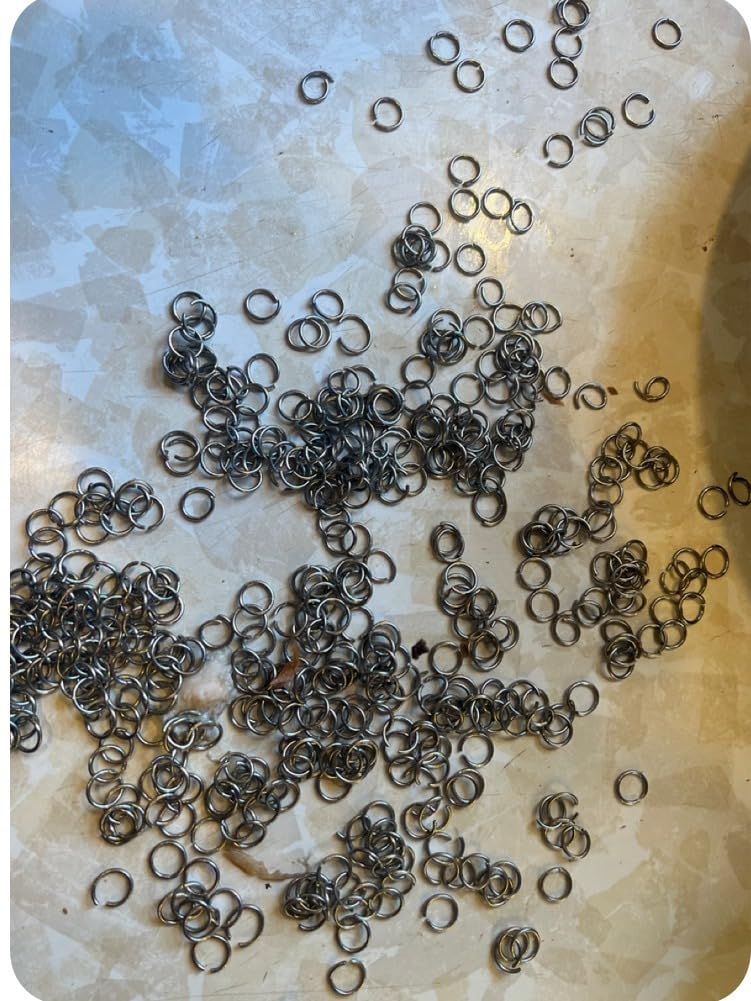 Cast Iron Scrubber Chainmail - 316L Cast Iron Cleaner Scrubber and Bamboo Cloth Set - Chain Mail Scrubber - Stainless Steel Chainmail Scrubber for Skillet, Pan, Dutch Oven - Essential Accessory customer photo 2