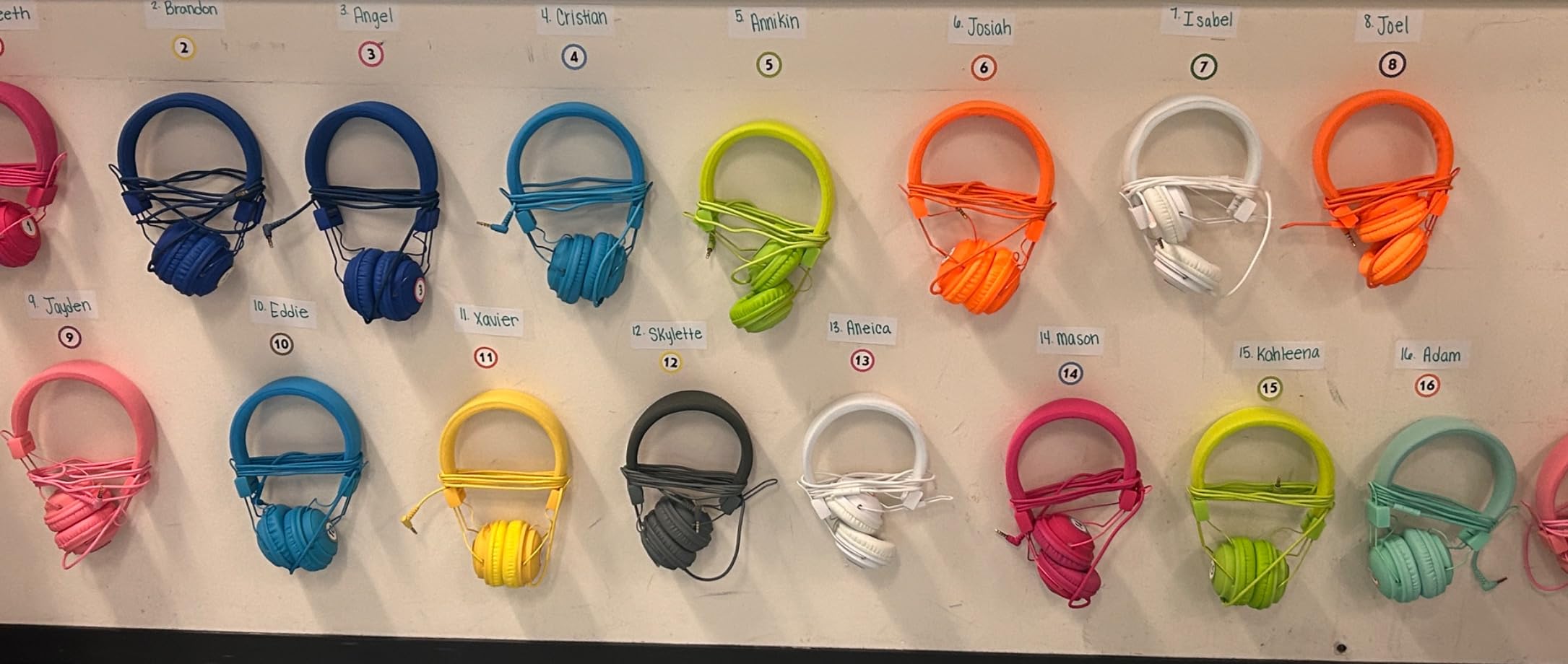 AILIHEN Classroom Headphones Kids 10-Pack for School Student K-12, On-Ear Premium Bulk Wired Headset with Mic, 85dB Volume Limited & SharePort, 3.5mm Jack for Chromebook, Computer, Laptop (Multicolor) customer photo 1