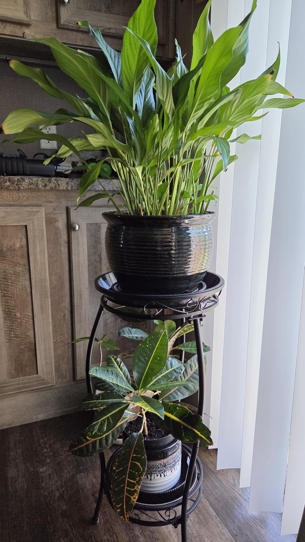 MOCORY Plant Stand Indoor Outdoor 2 Tier 25