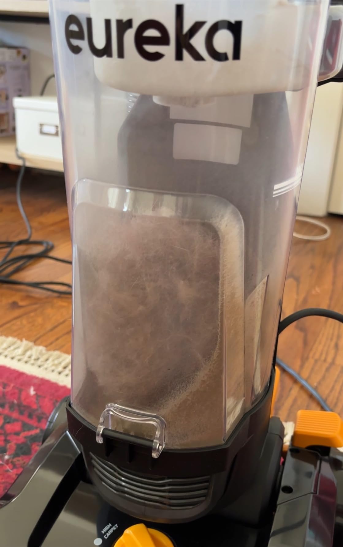 EUREKA PowerSpeed Lightweight Powerful Upright Vacuum Cleaner for Carpet and Hard Floor, Pet Turbo, Black, Yellow customer photo 2