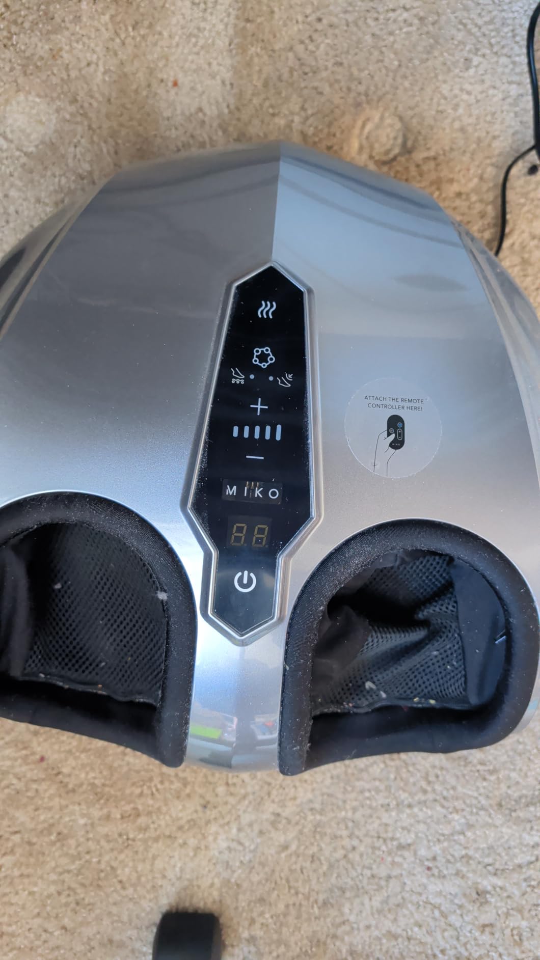 MIKO Shiatsu Foot Massager with Heat and Air Compression customer photo 1